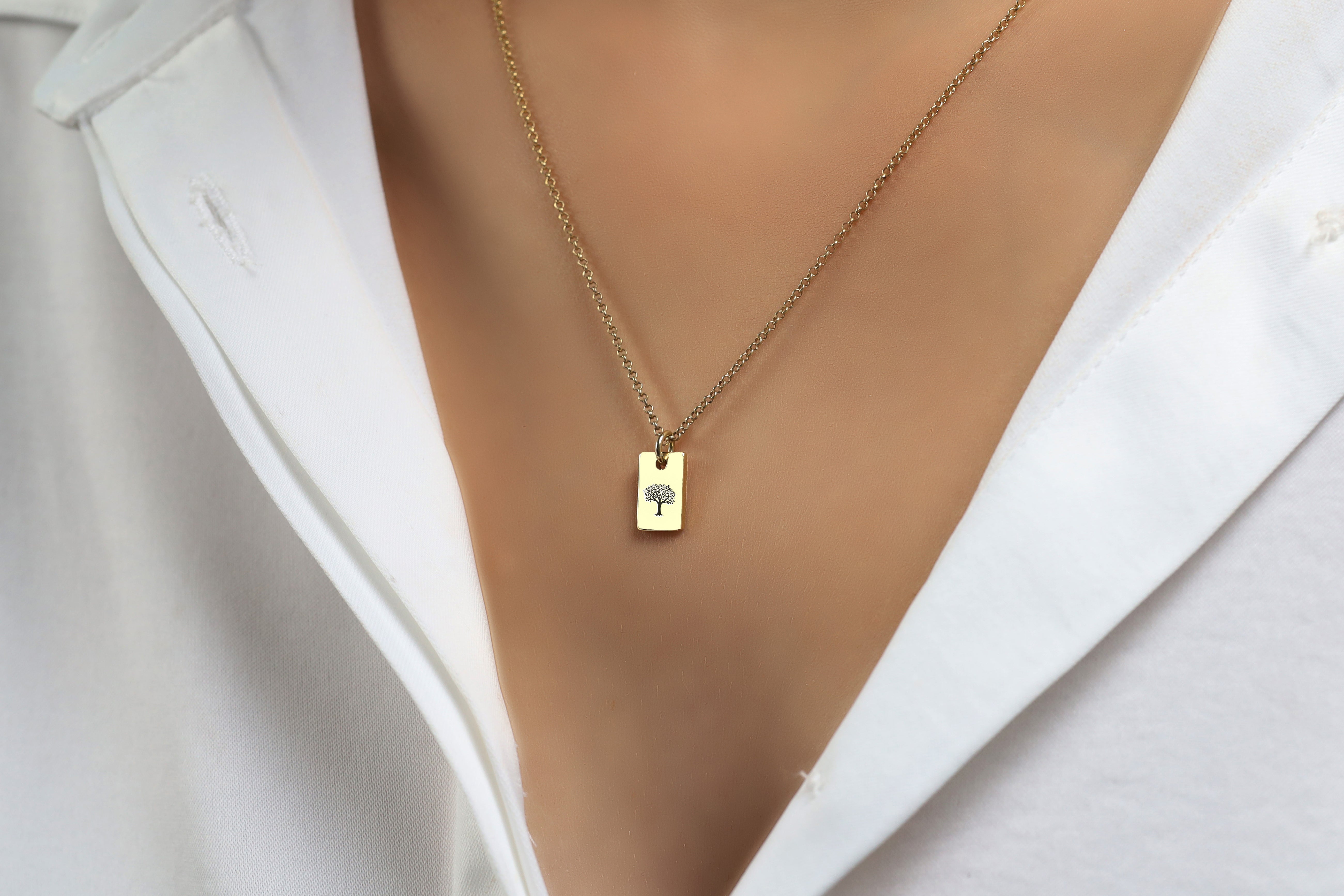 Tree Of Life Gold Signet Ring