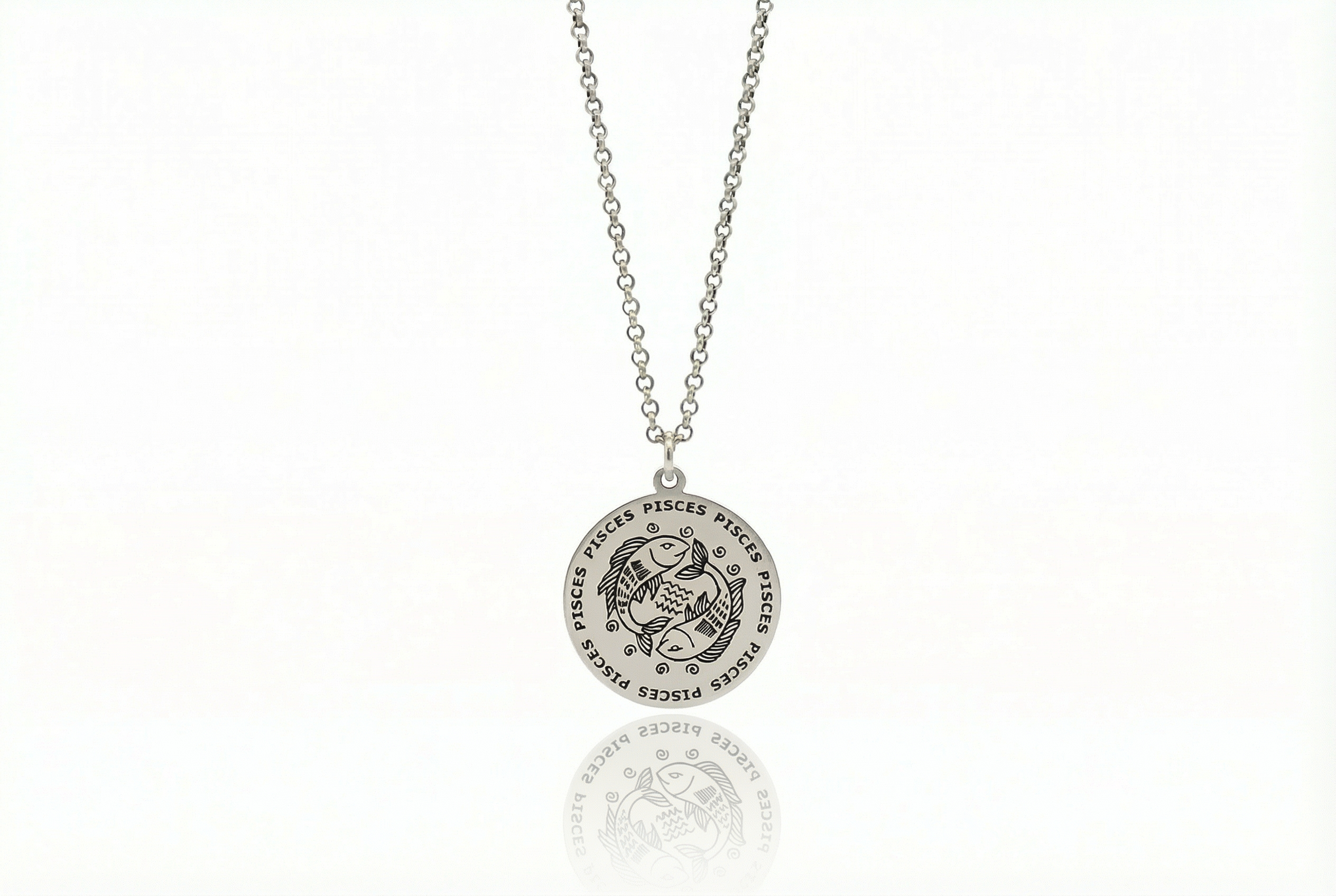 Pisces Zodiac Necklace