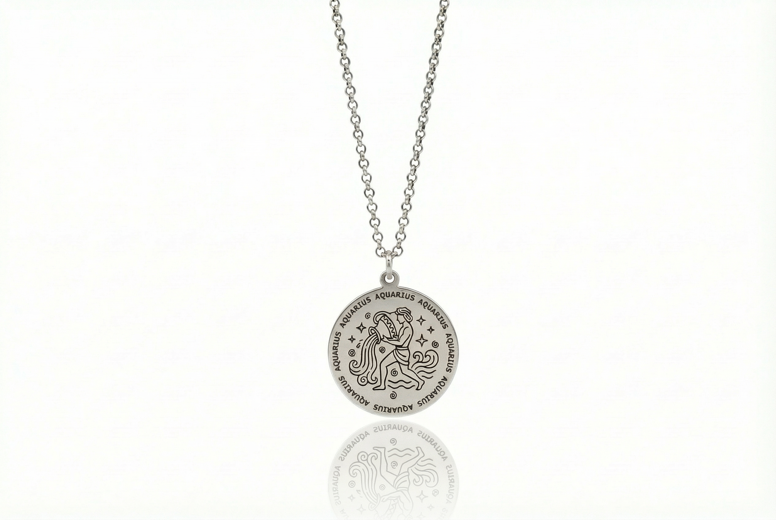 Aquarius Zodiac Necklace