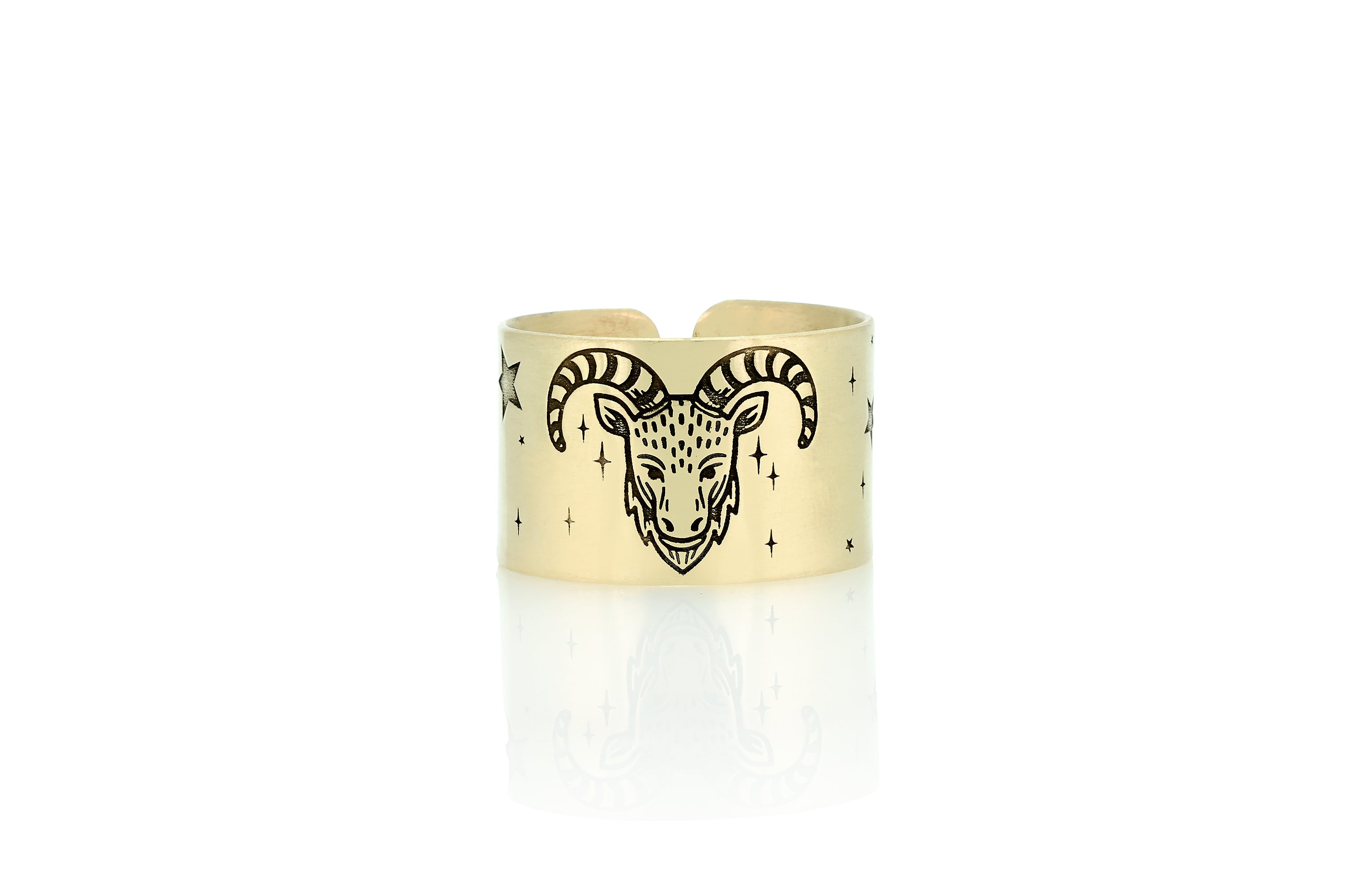Custom Zodiac Pattern Ring