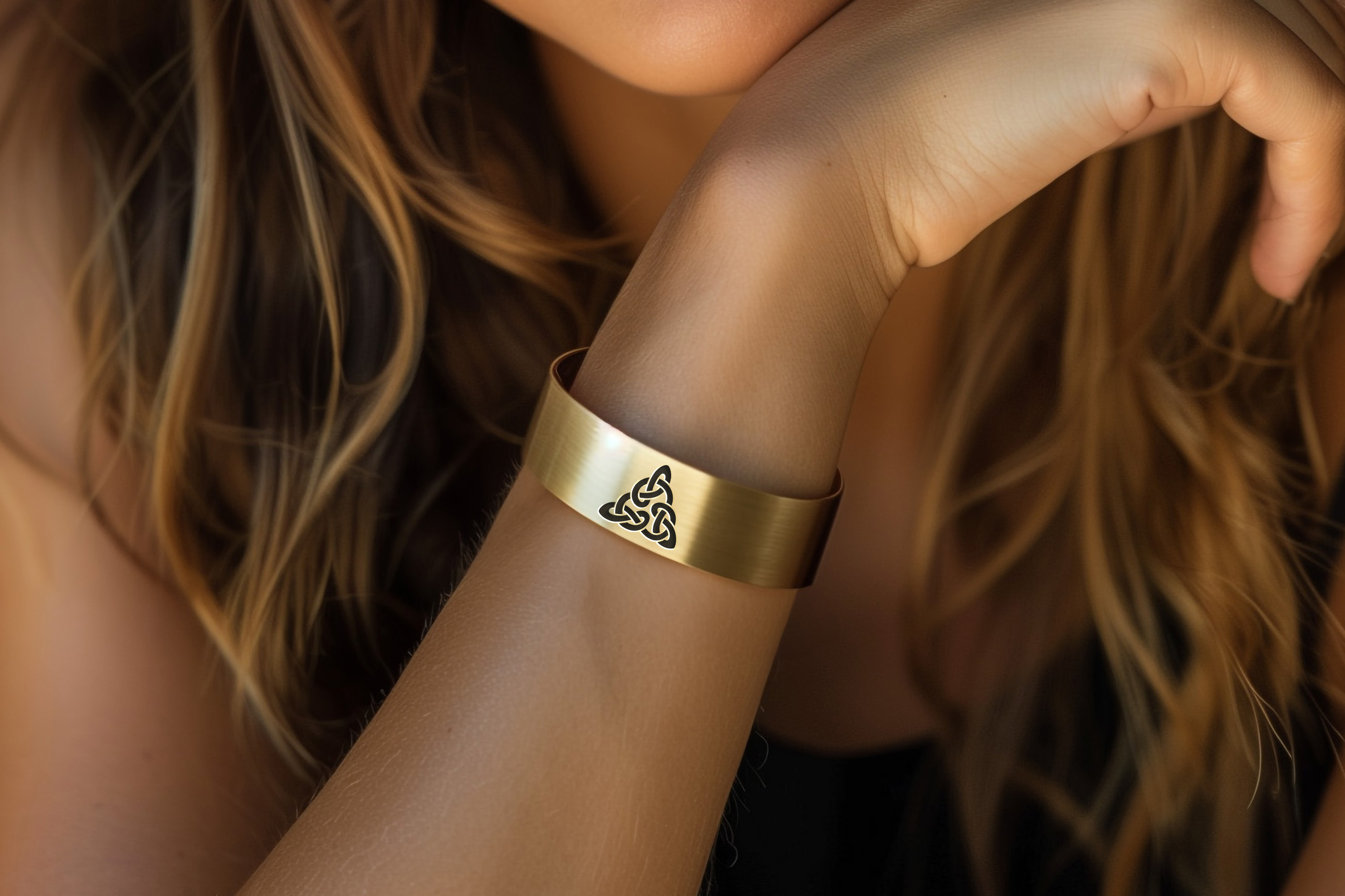 24k Gold Celtic Bracelet