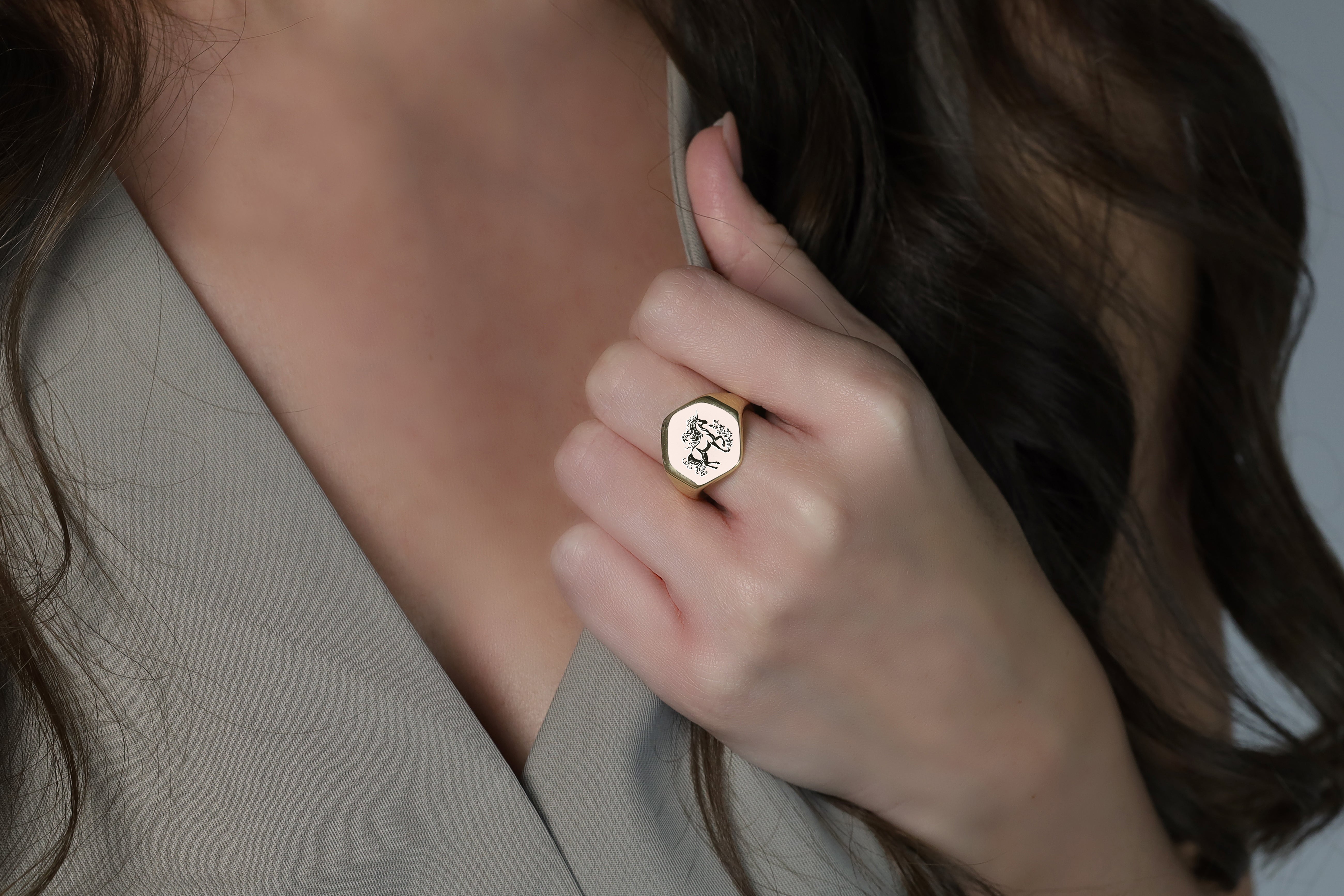 Unicorn Gold Ring