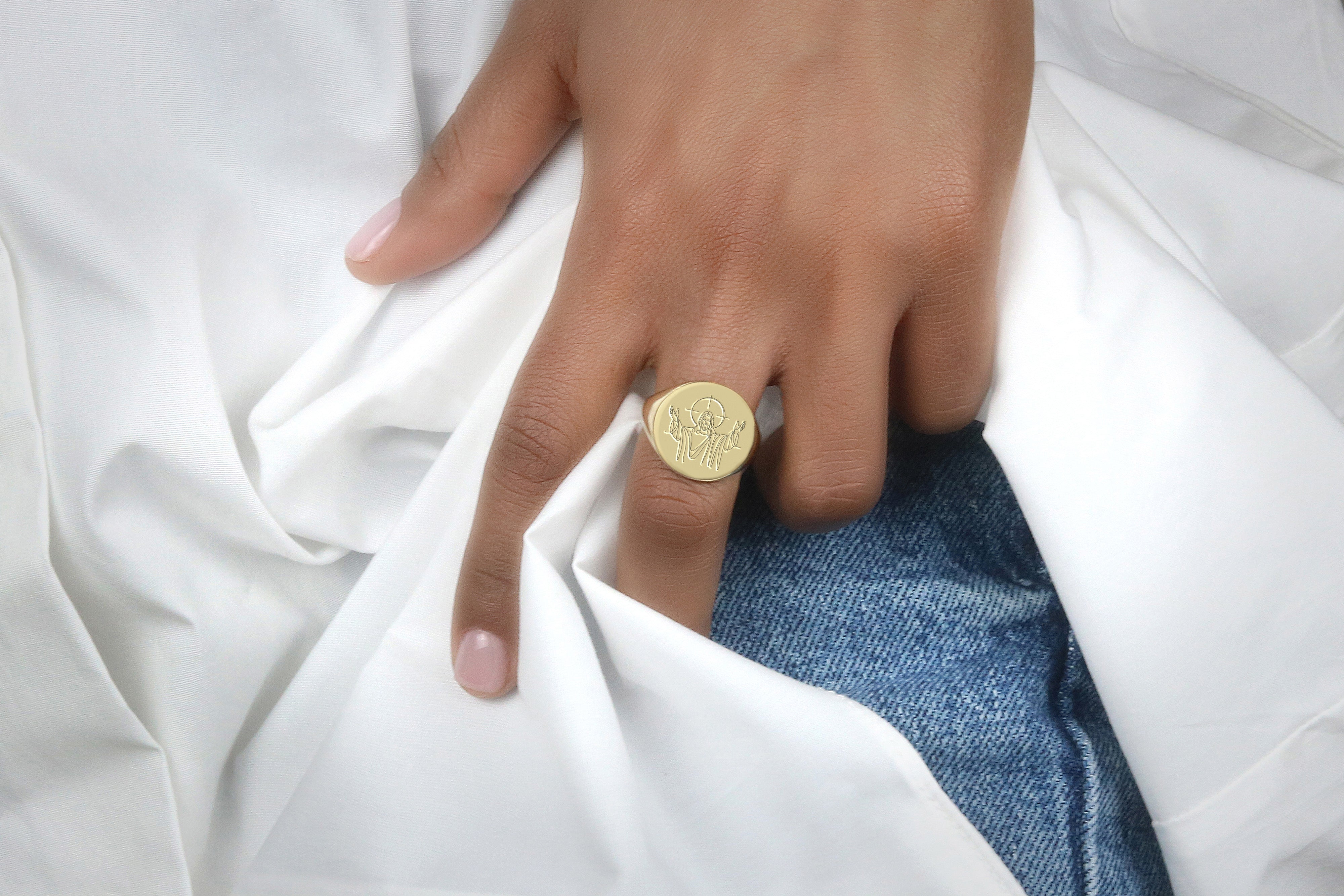 Bold Statement Jesus Ring