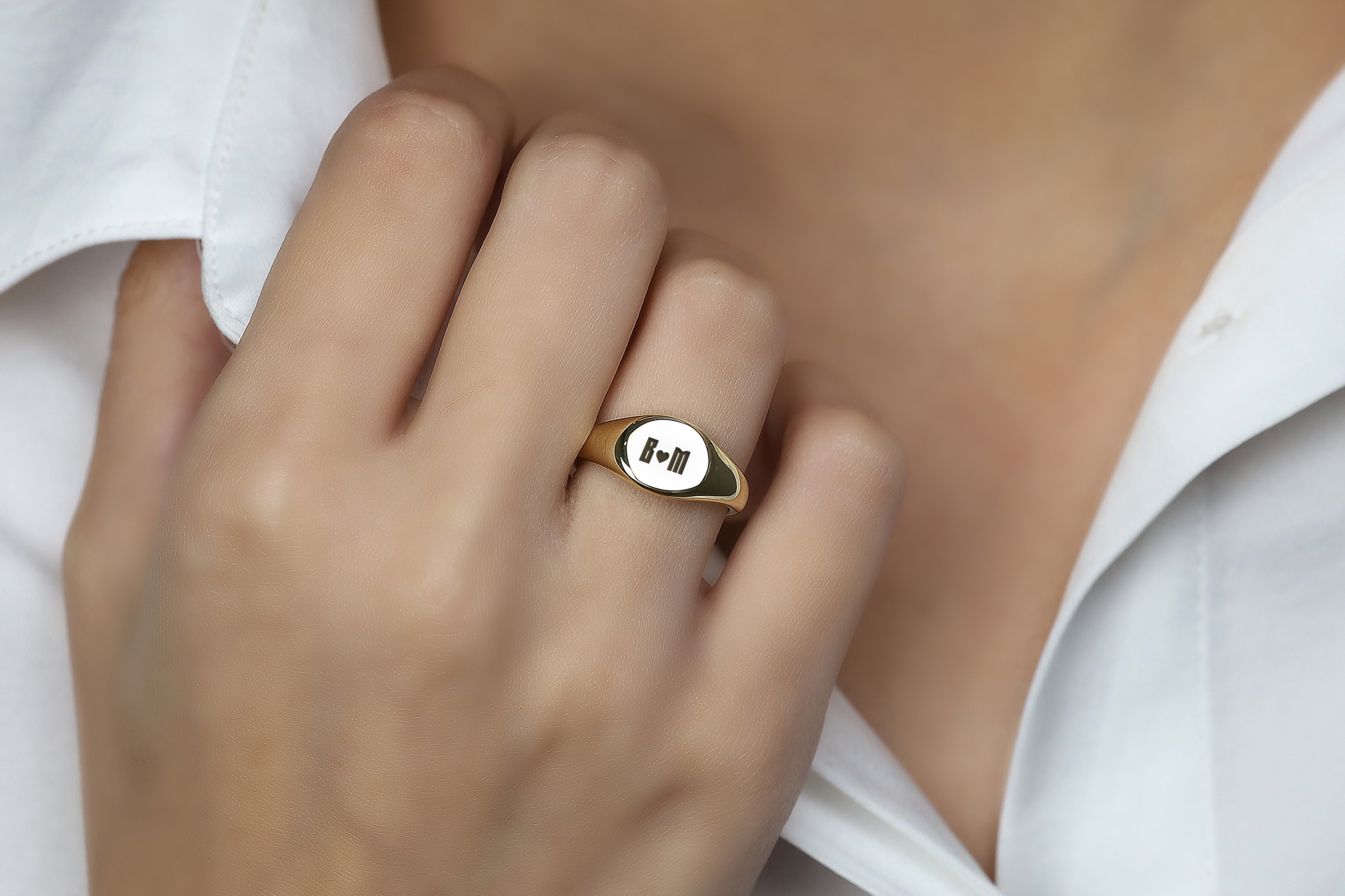Personalized Initials Ring