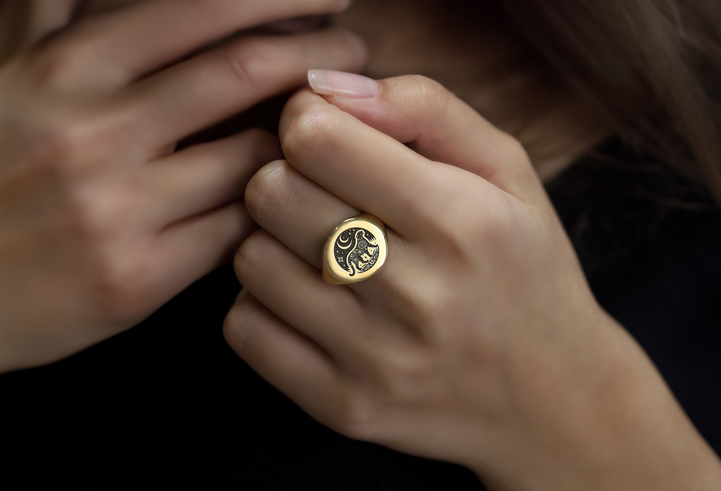 Jaguar Night Sky Ring