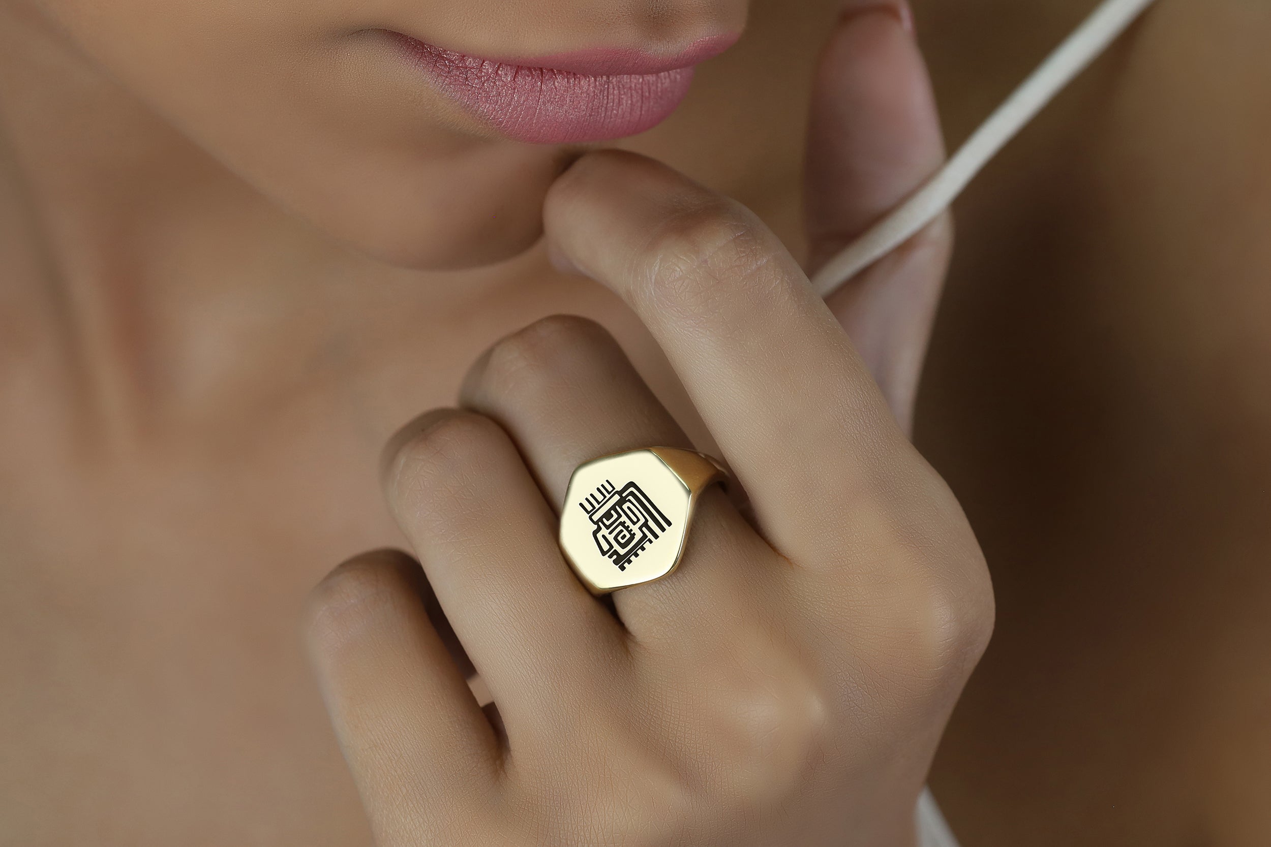 Aztec Lost Civilizations Symbol Ring