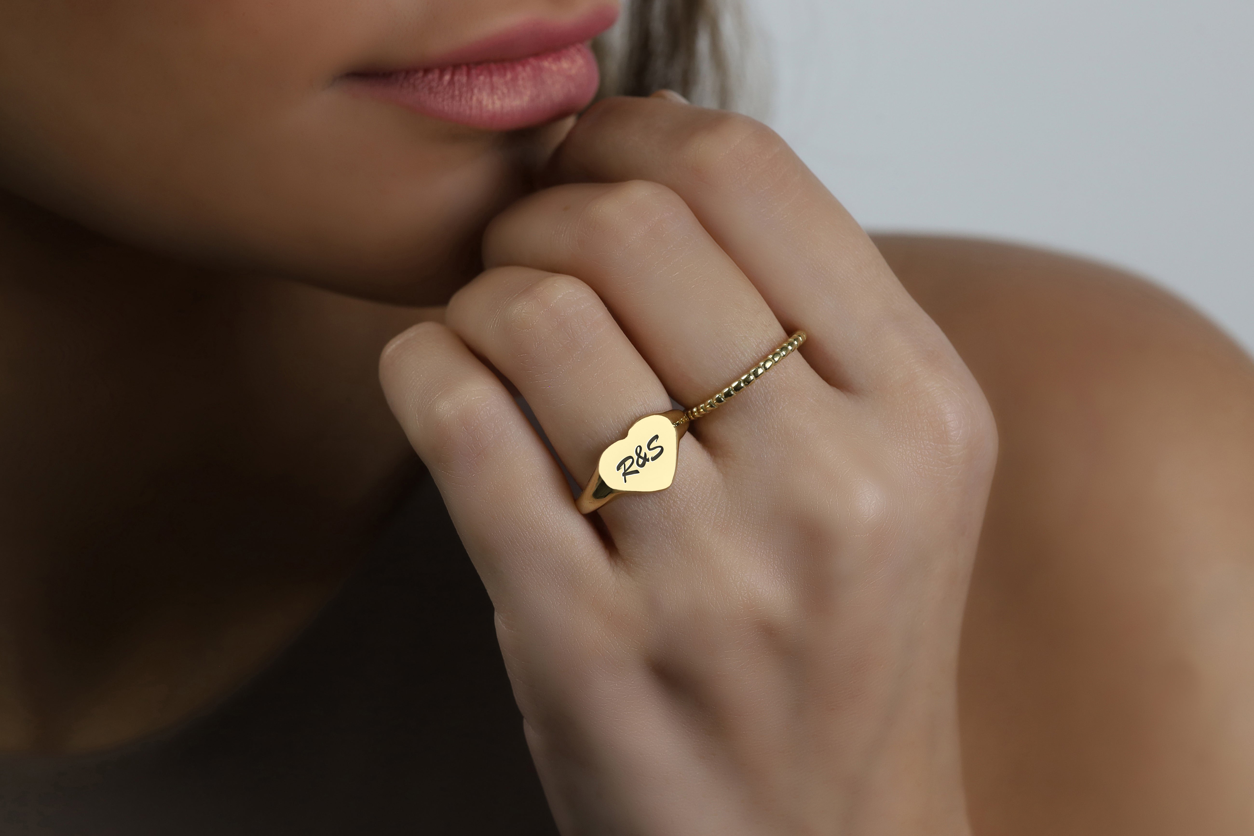 Custom Name Engraving Ring