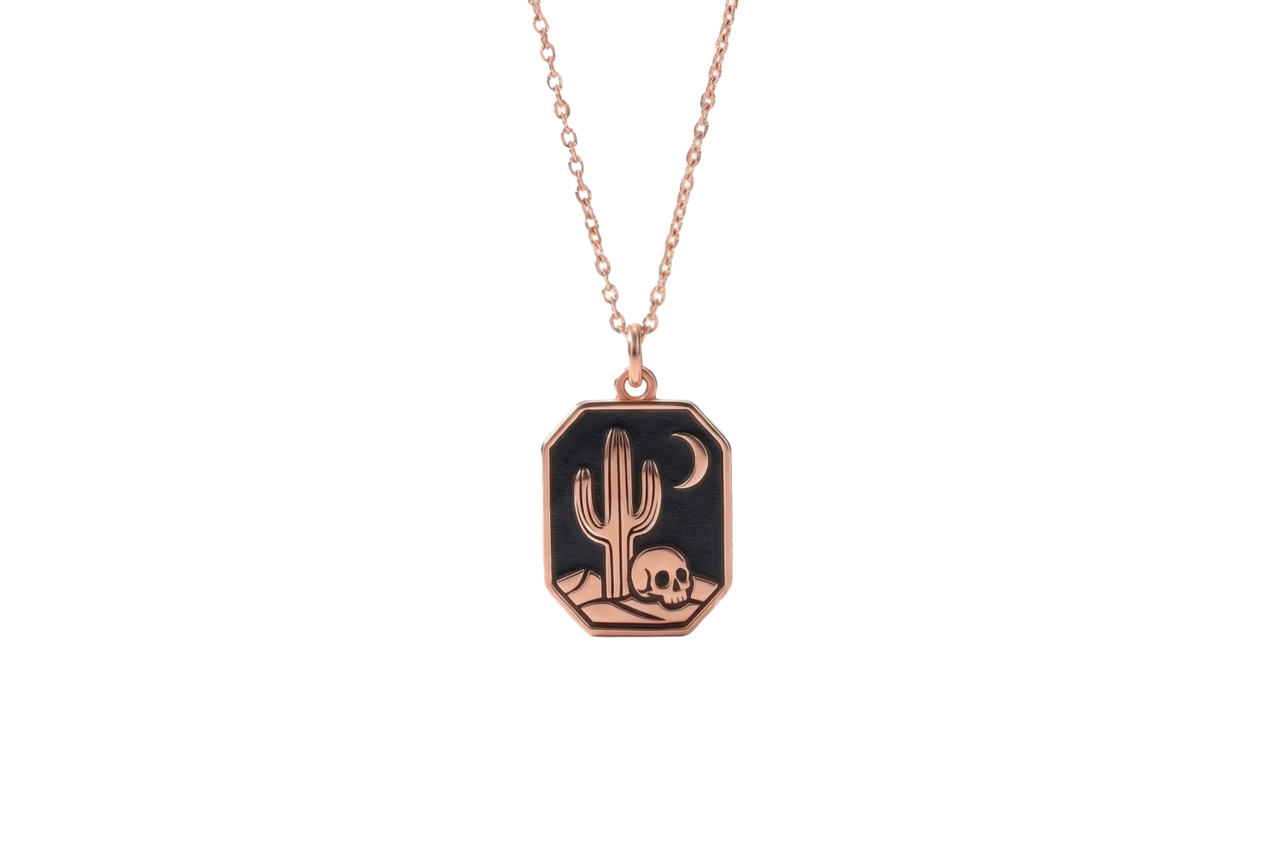 Desert Skull Charm Necklace