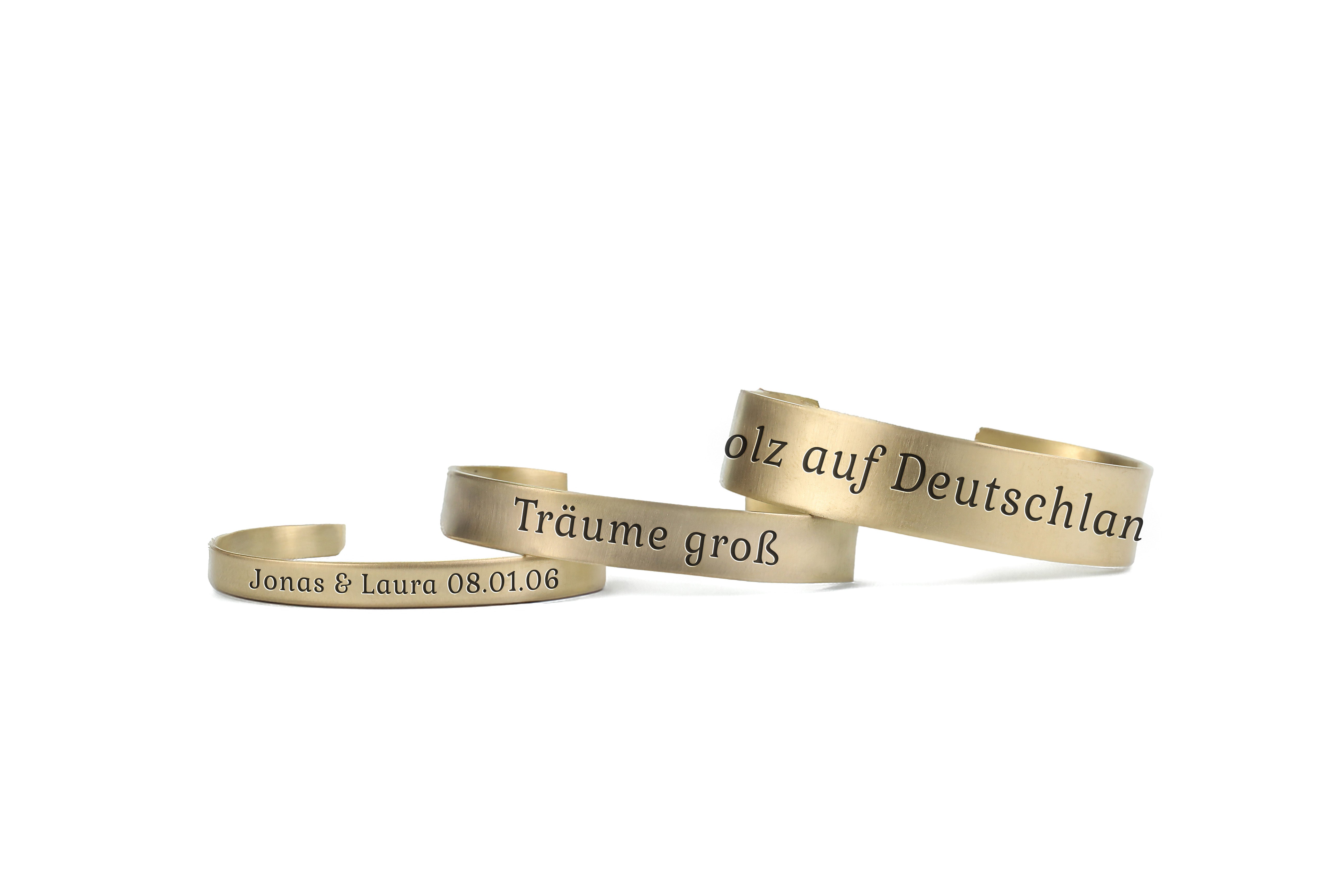 Custom German Text Bracelet