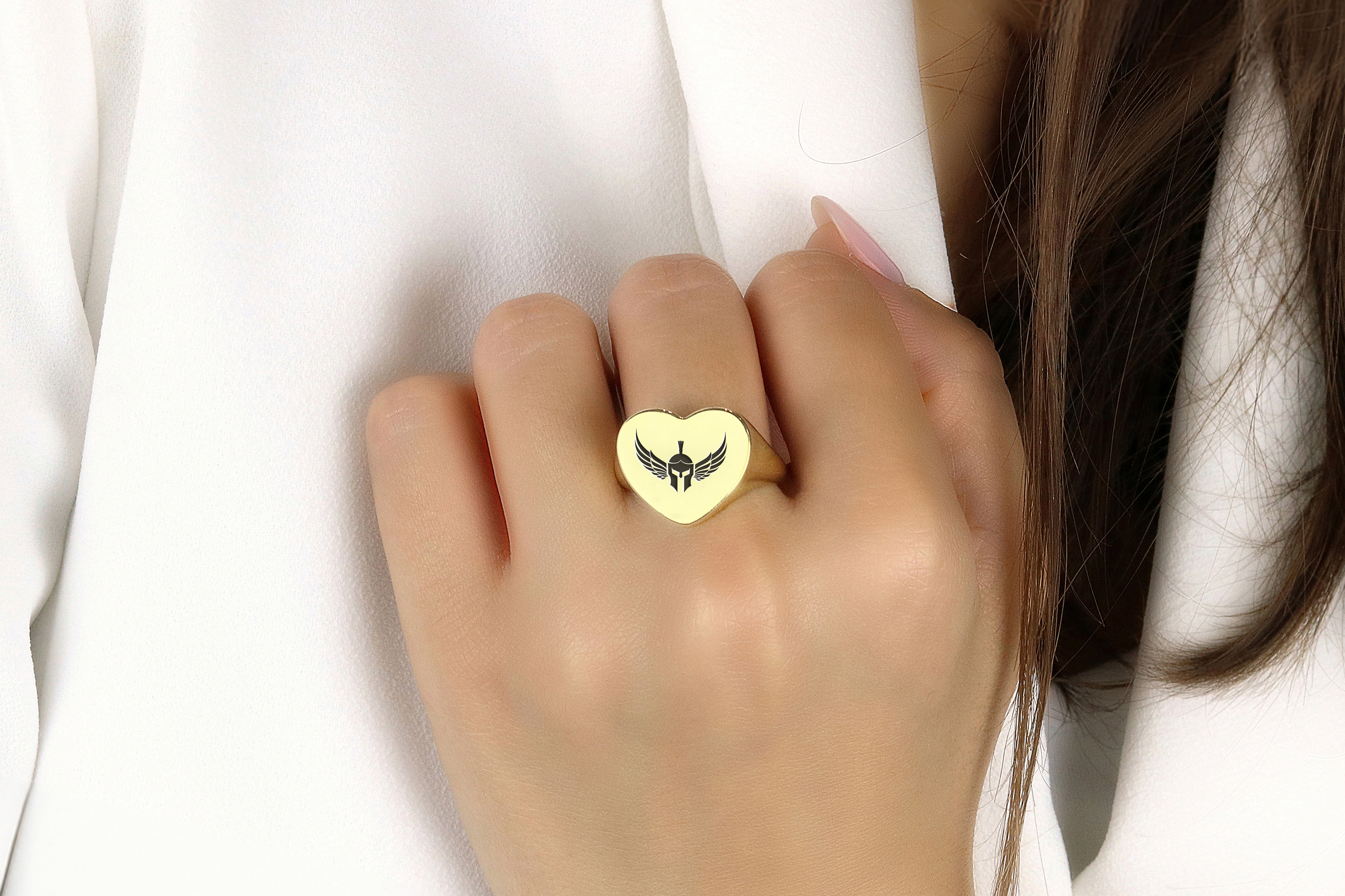 Custom Gladiator Signet Ring