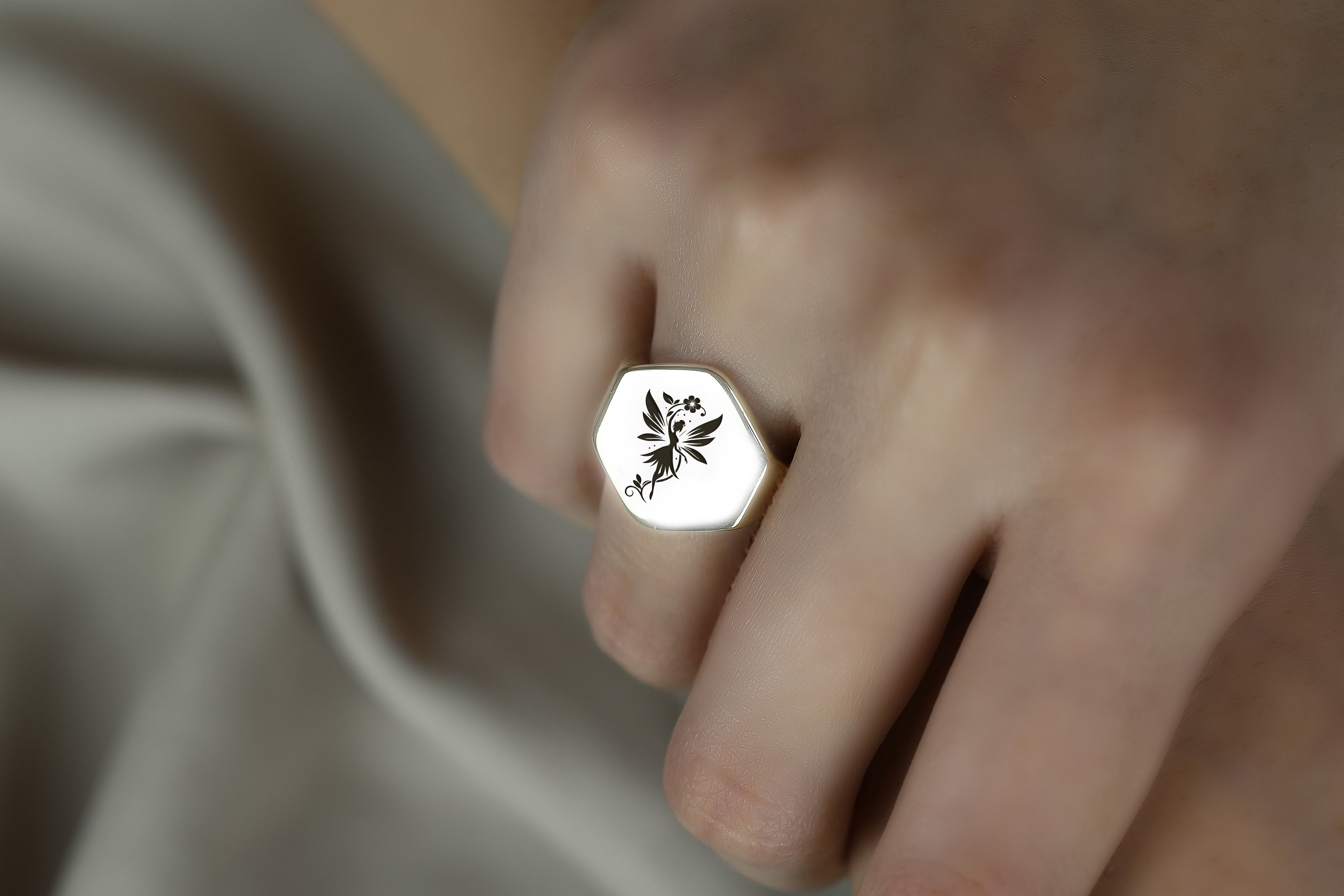 Engraved Fairy Ring