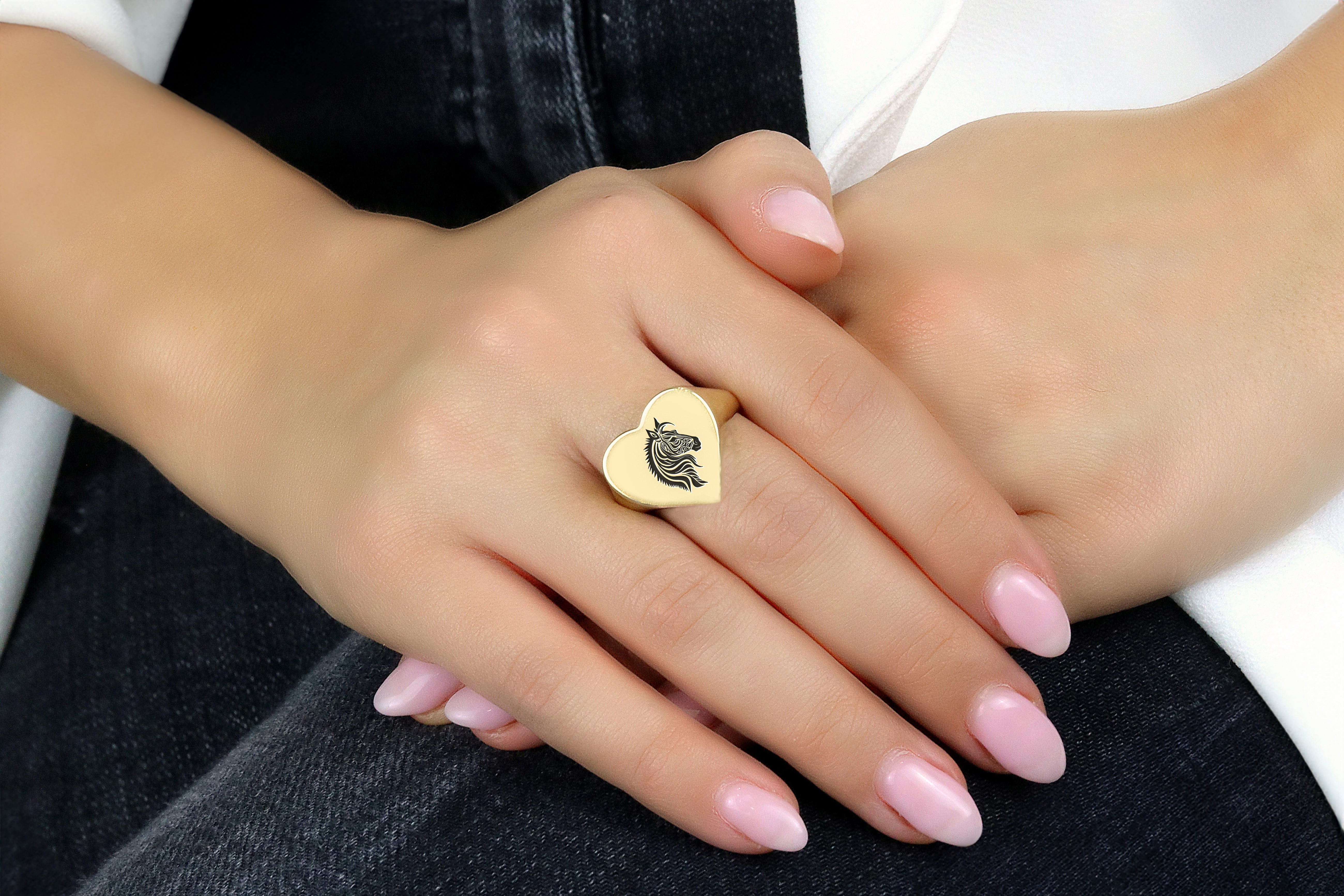 Custom Tribal Horse Ring