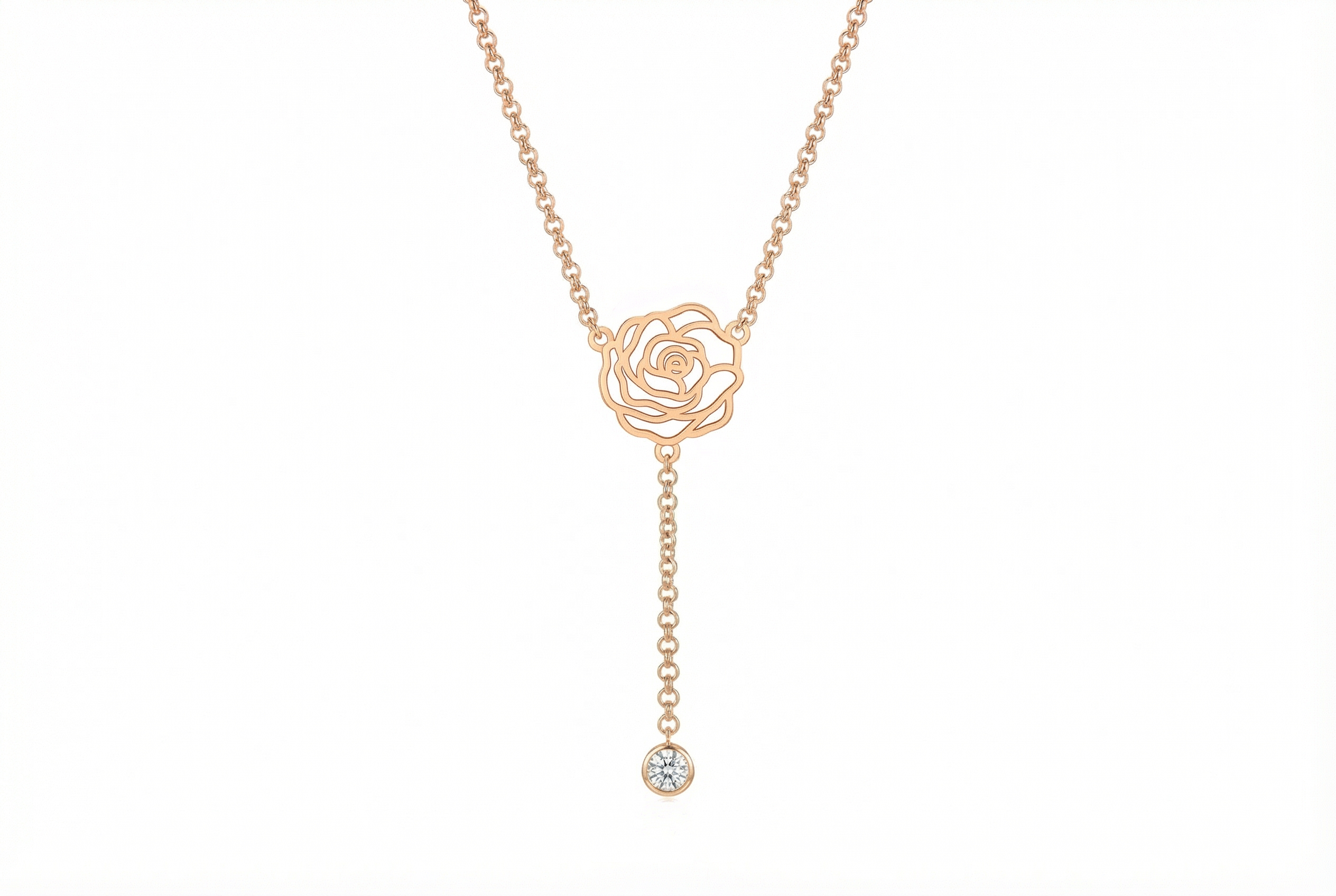 Birth Flower Y-Necklace