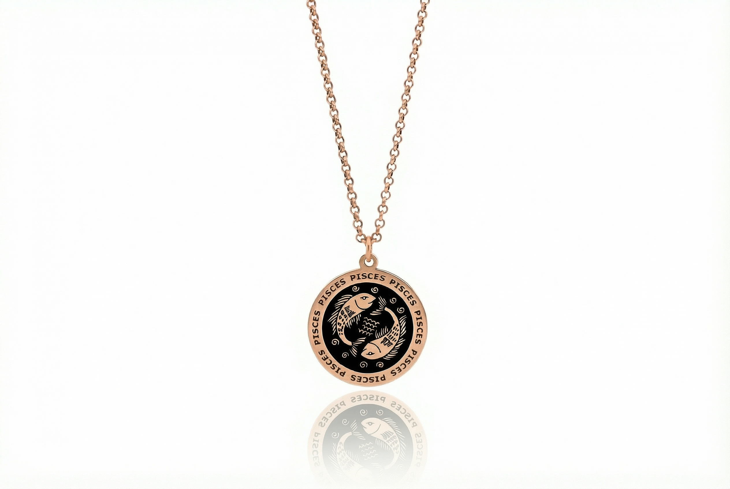 Custom Pisces Astrology Pendant