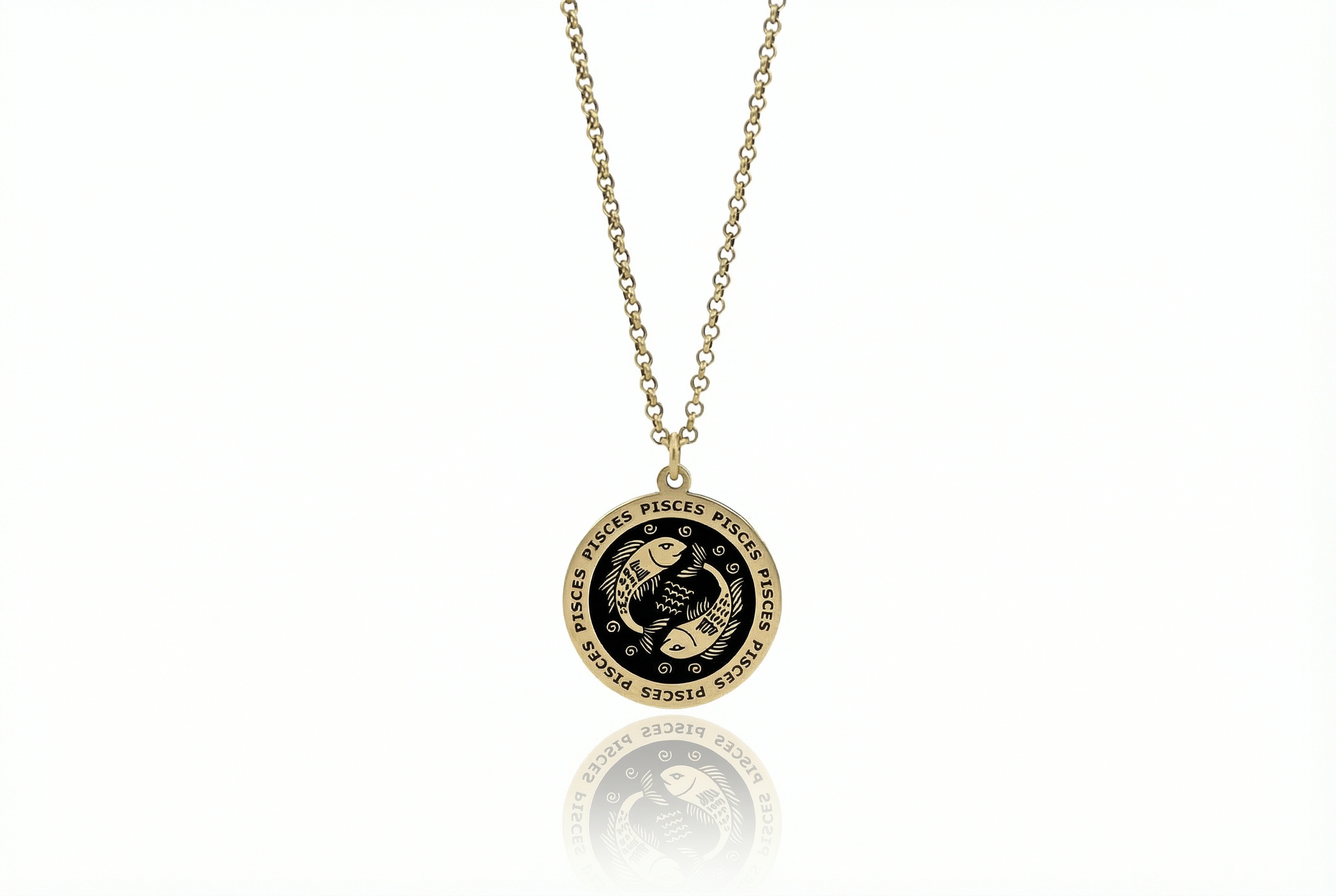 Custom Pisces Astrology Pendant