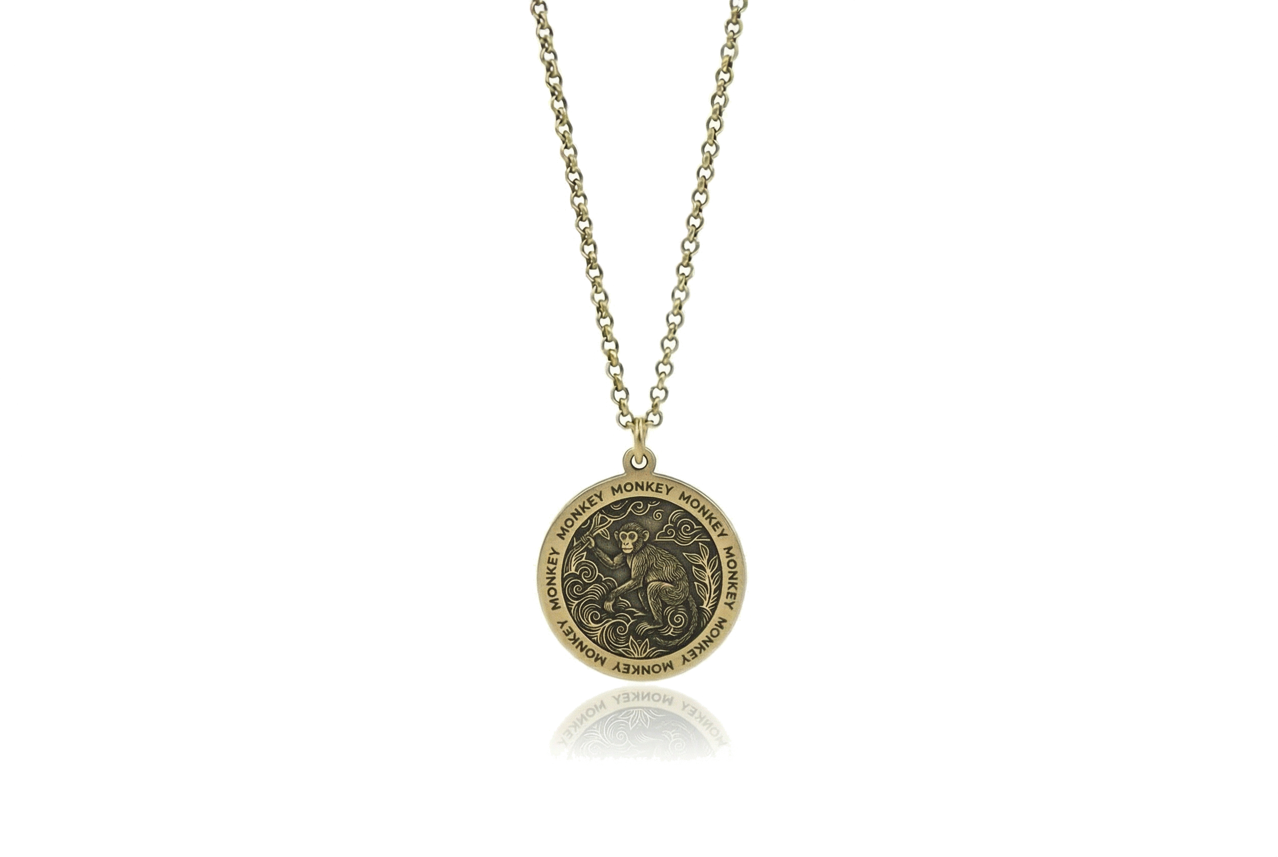 Monkey Zodiac Necklace