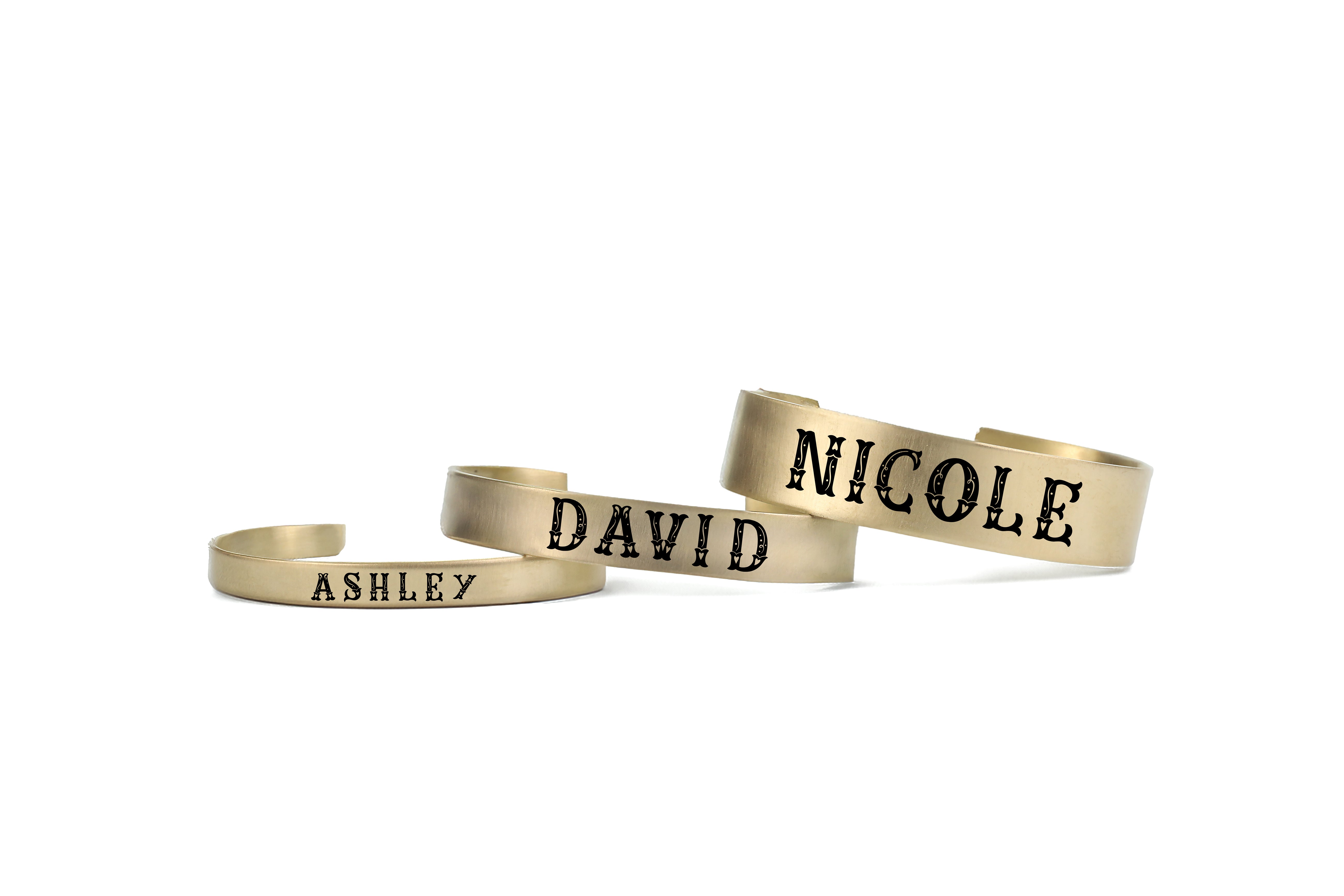 Poker Font Name Bracelet