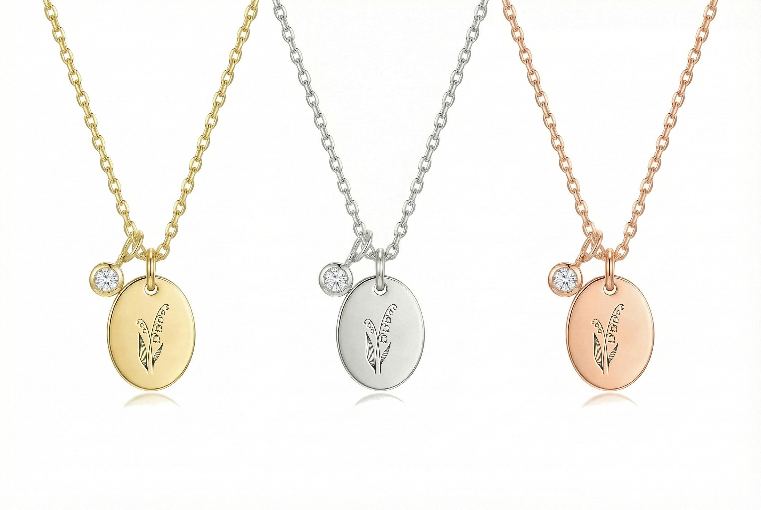 Birth Flower Necklace