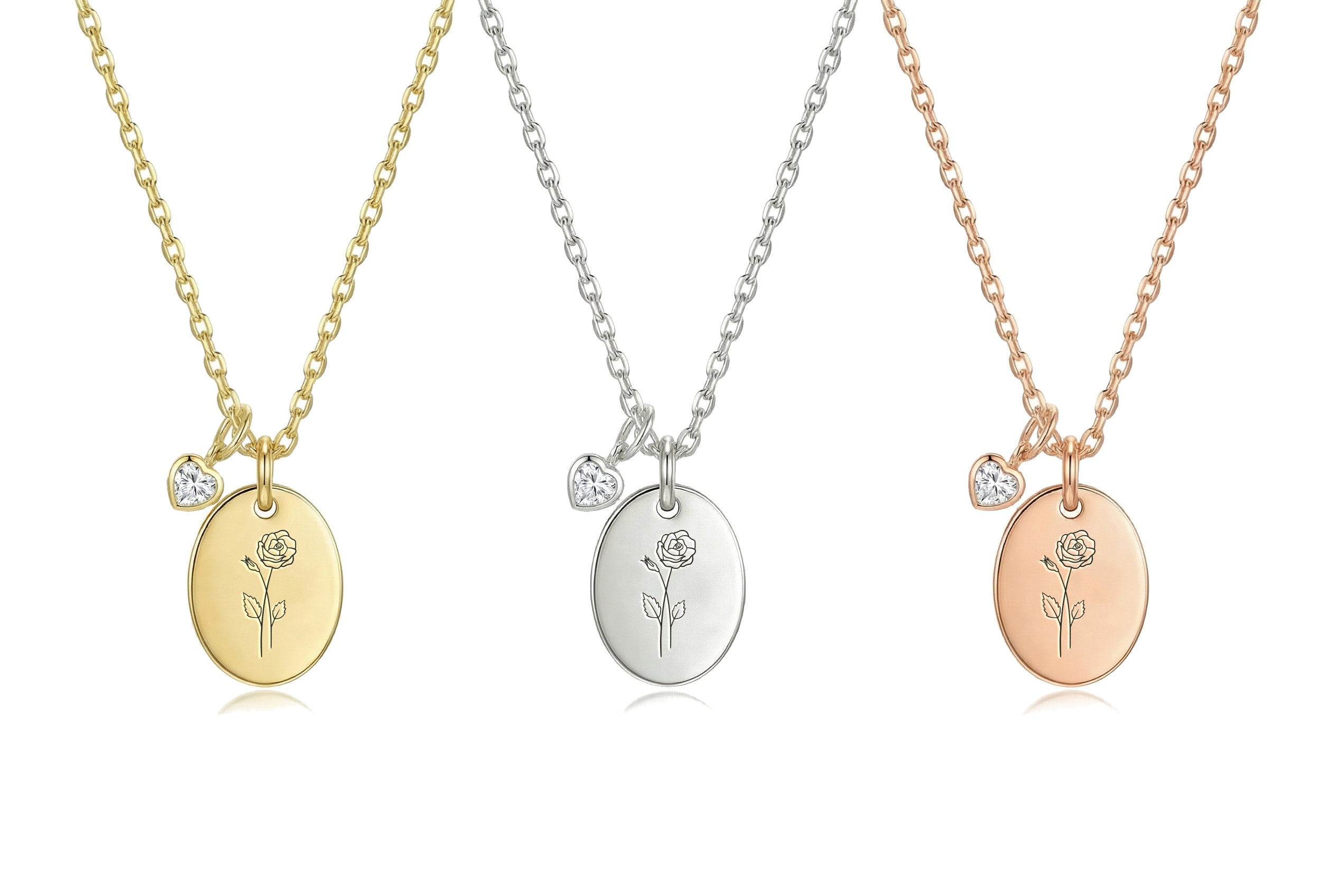 Birth Flower Necklace