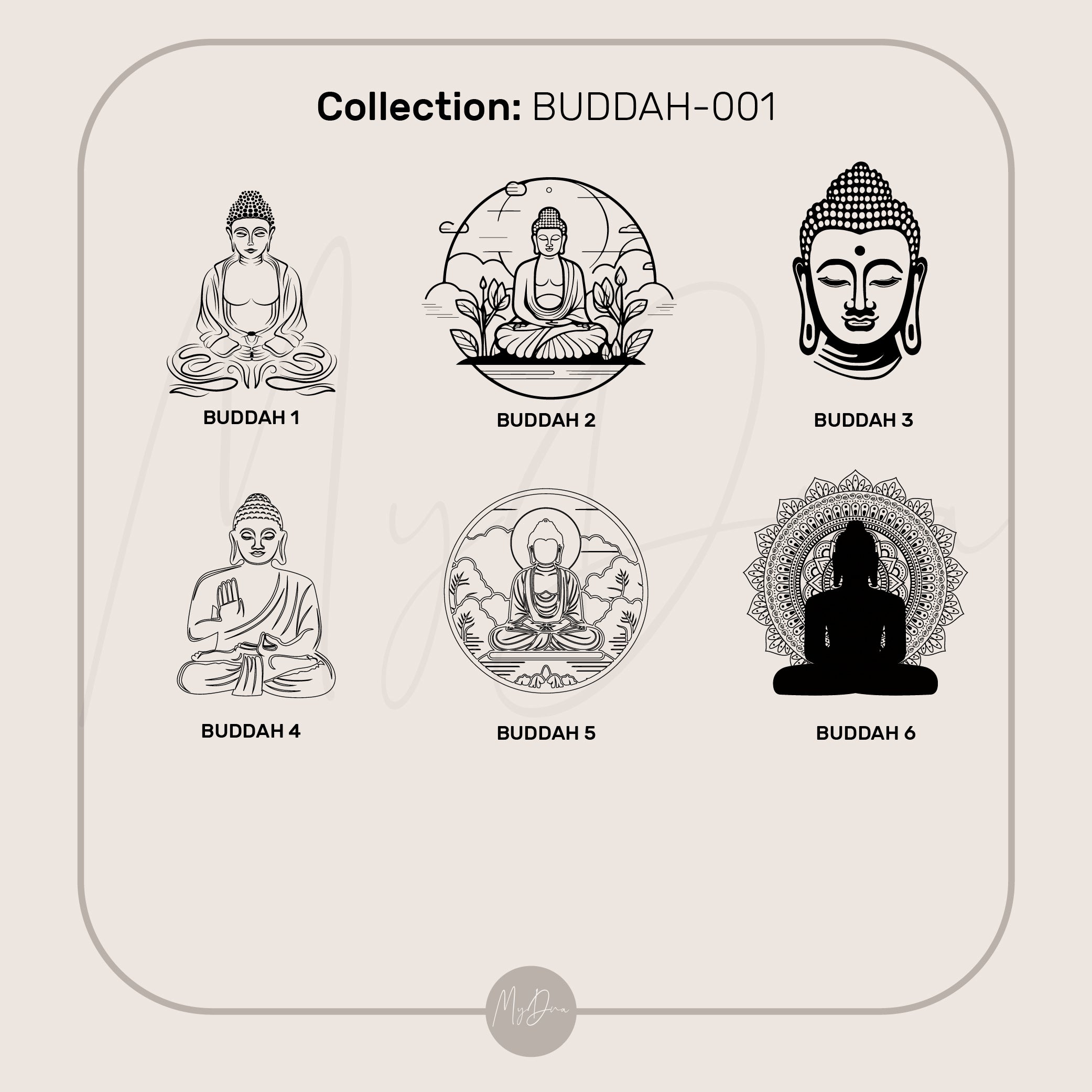 Engraved Buddha Ring