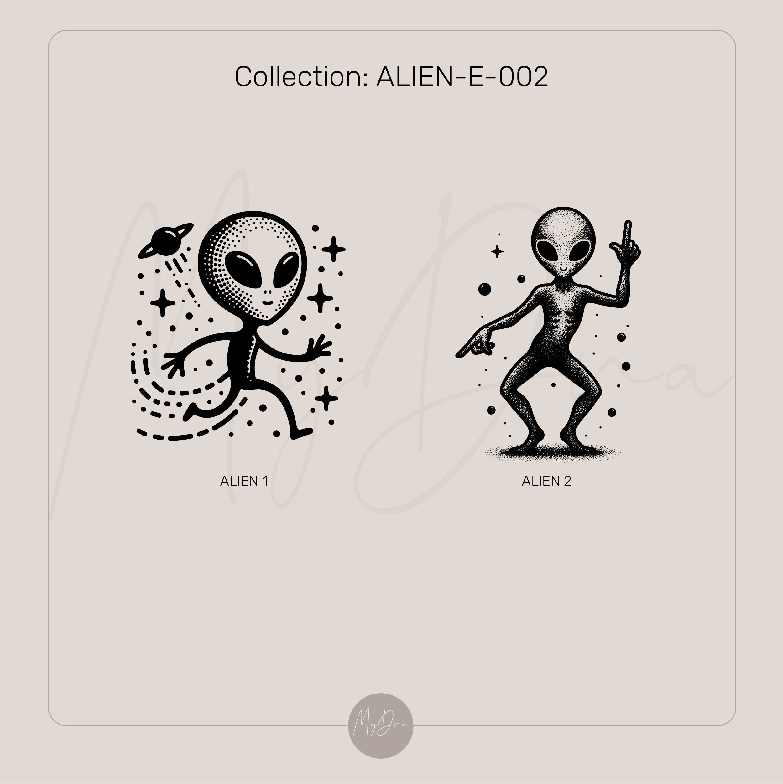 Cute Cosmic Alien Ring
