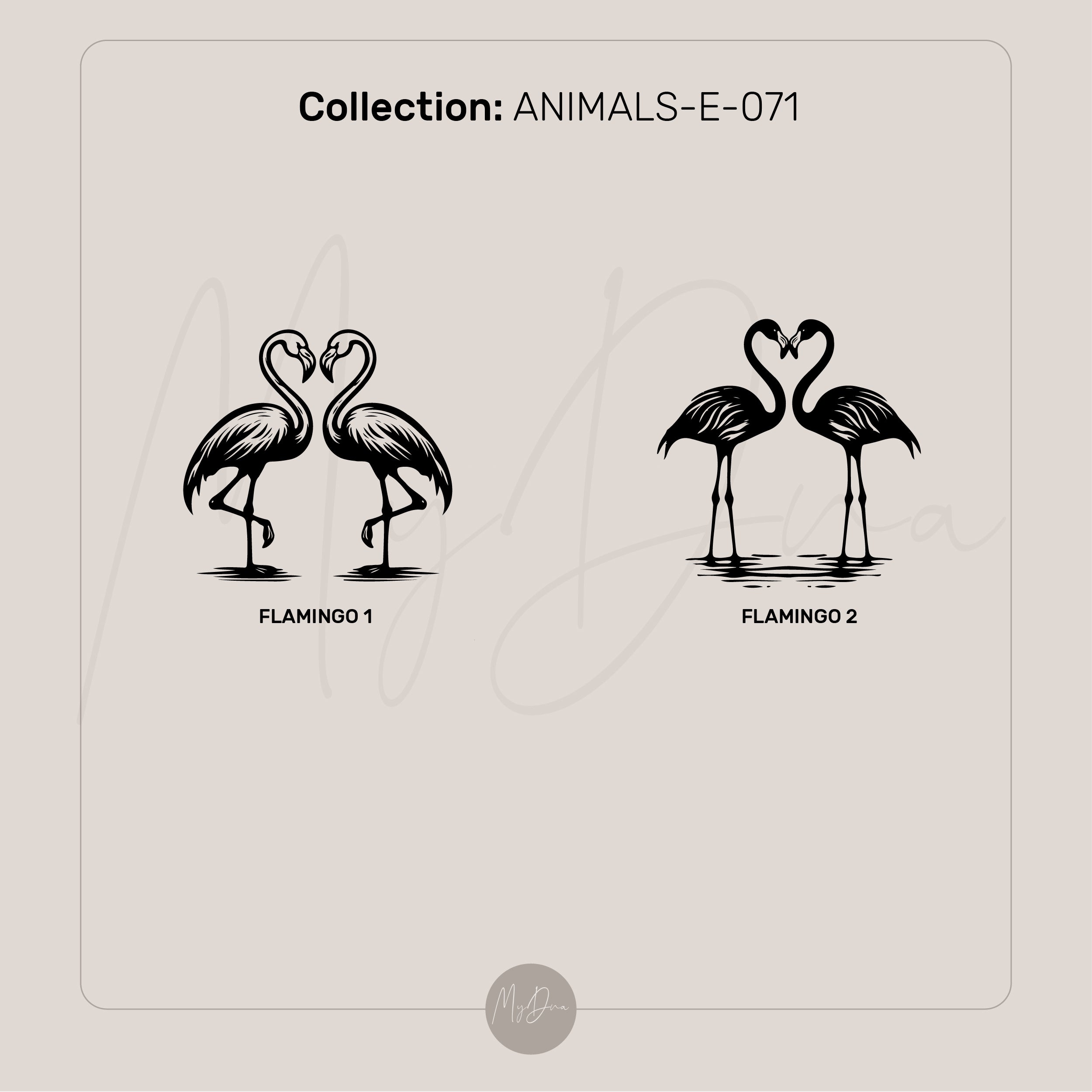 14k Gold Flamingo Signet Ring