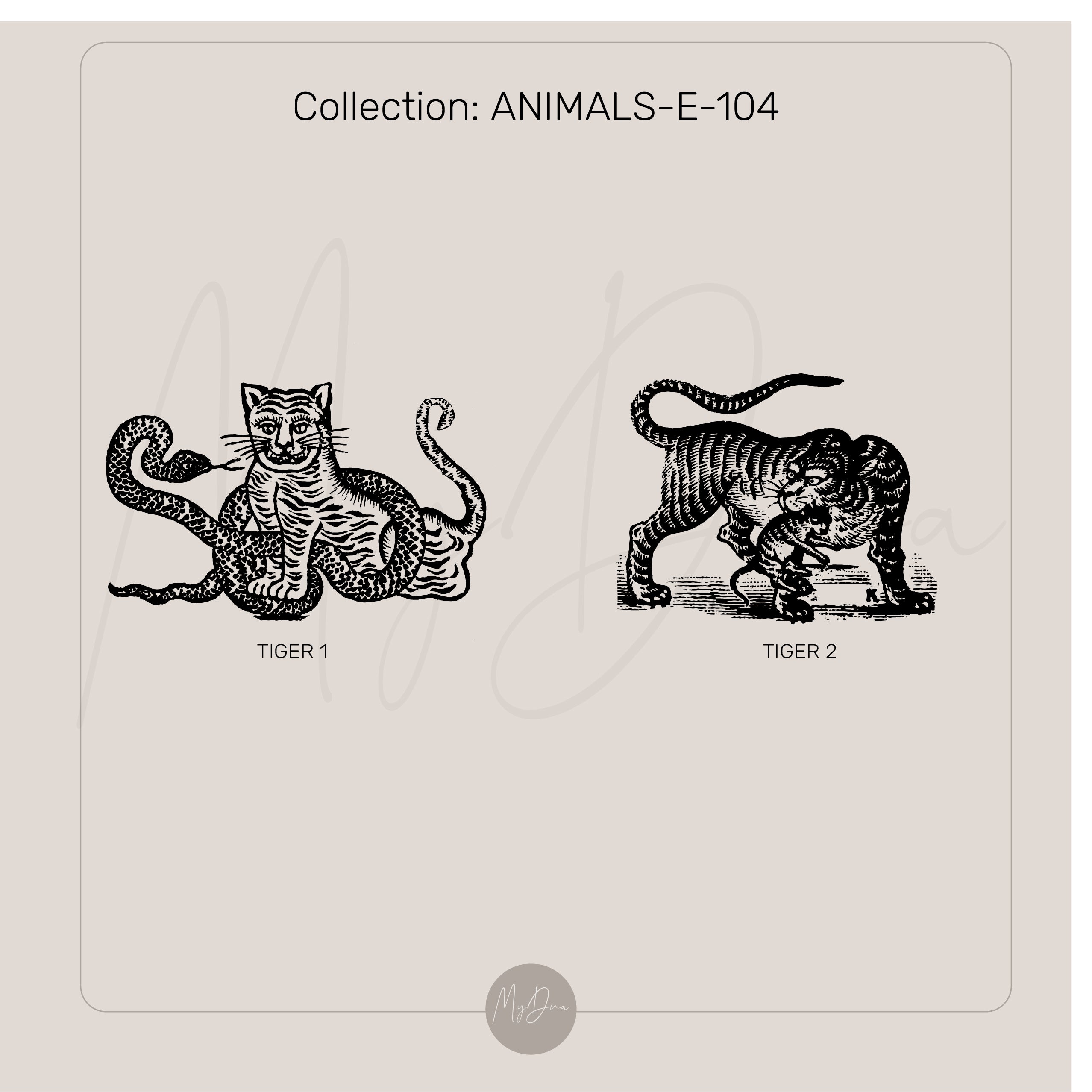 Japanese Tiger Gold Bracelet