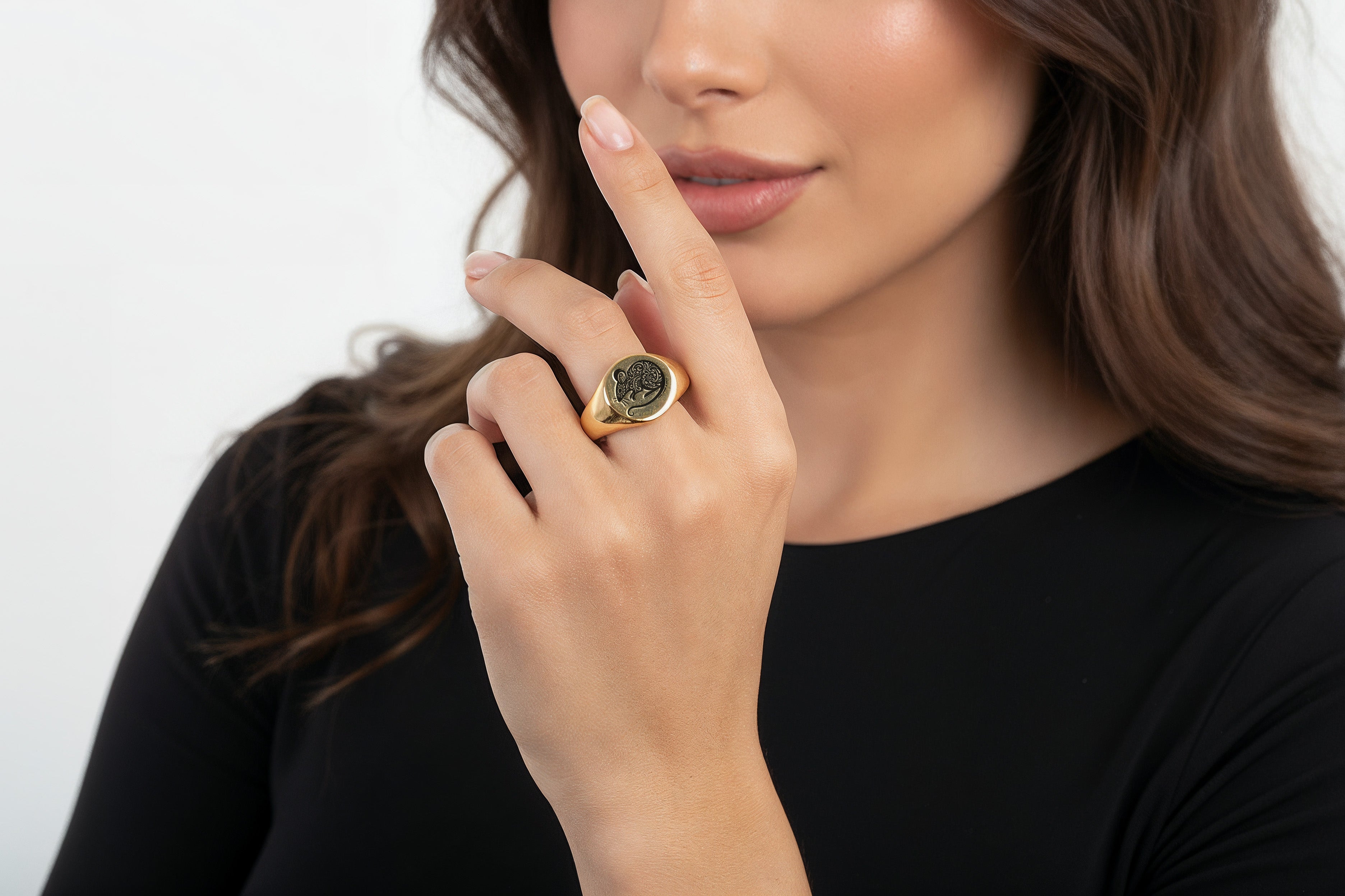 Cute Mouse Signet Ring
