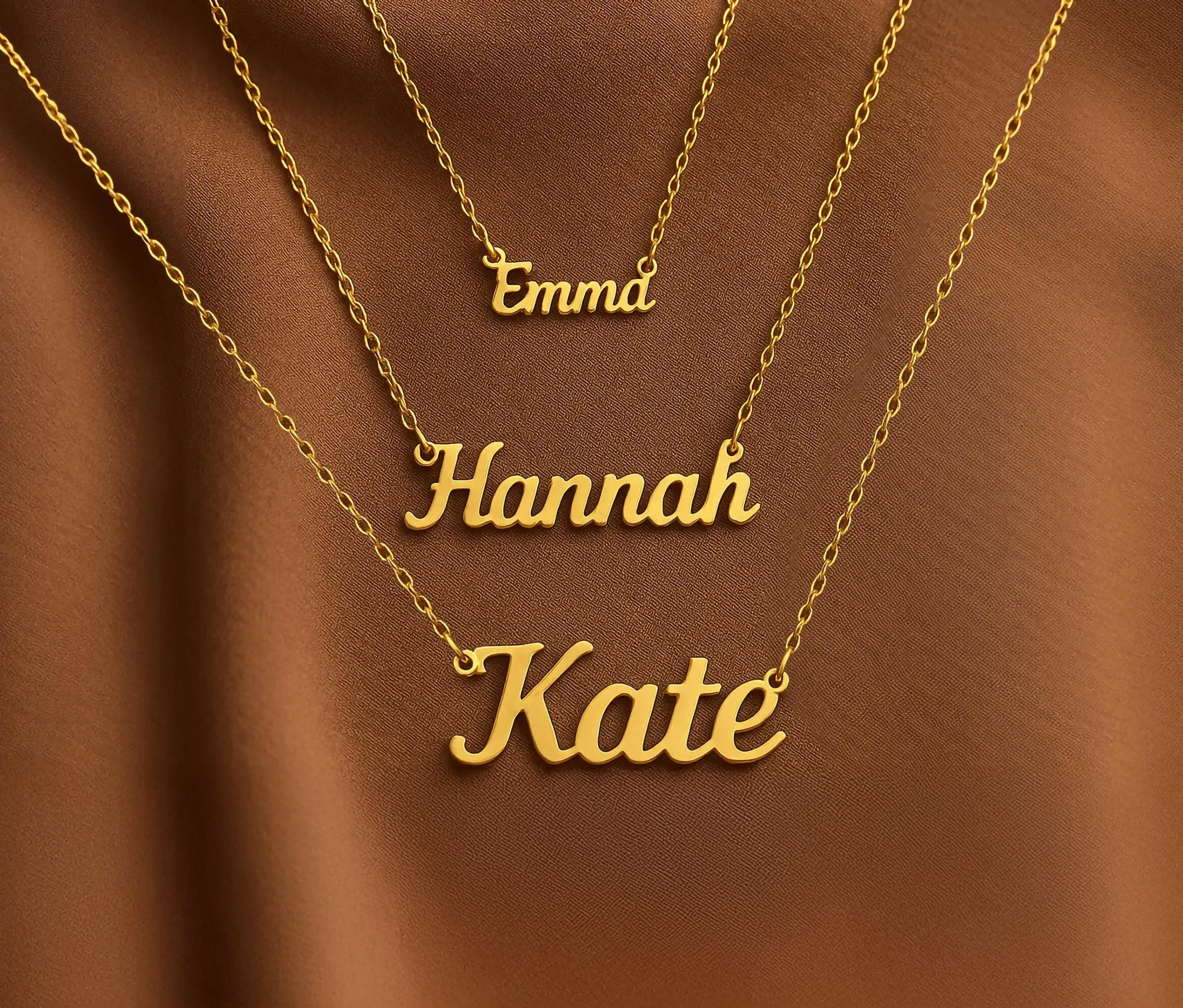 14k Gold Name Necklace