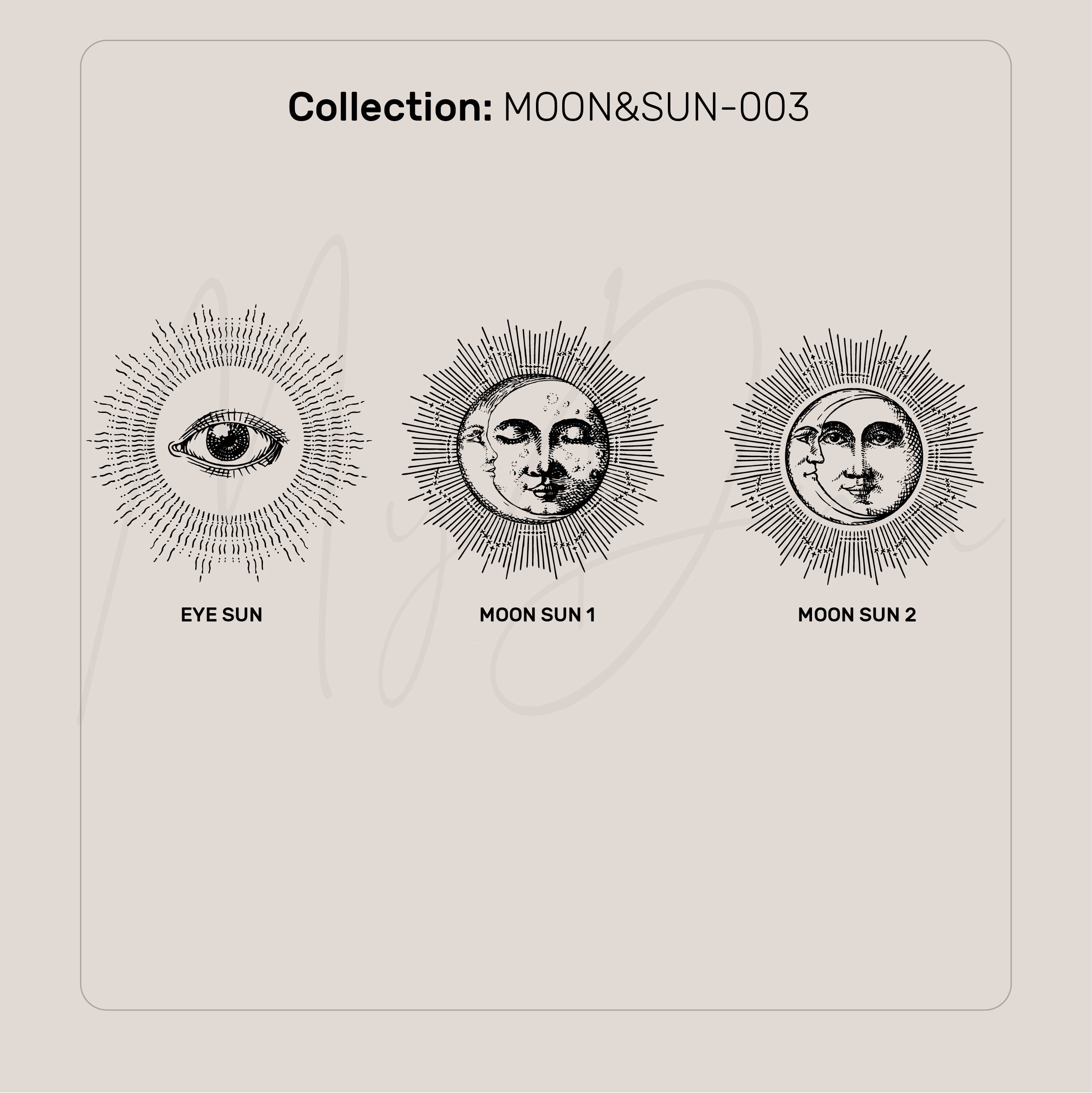 Engraved Gold Eye Necklace