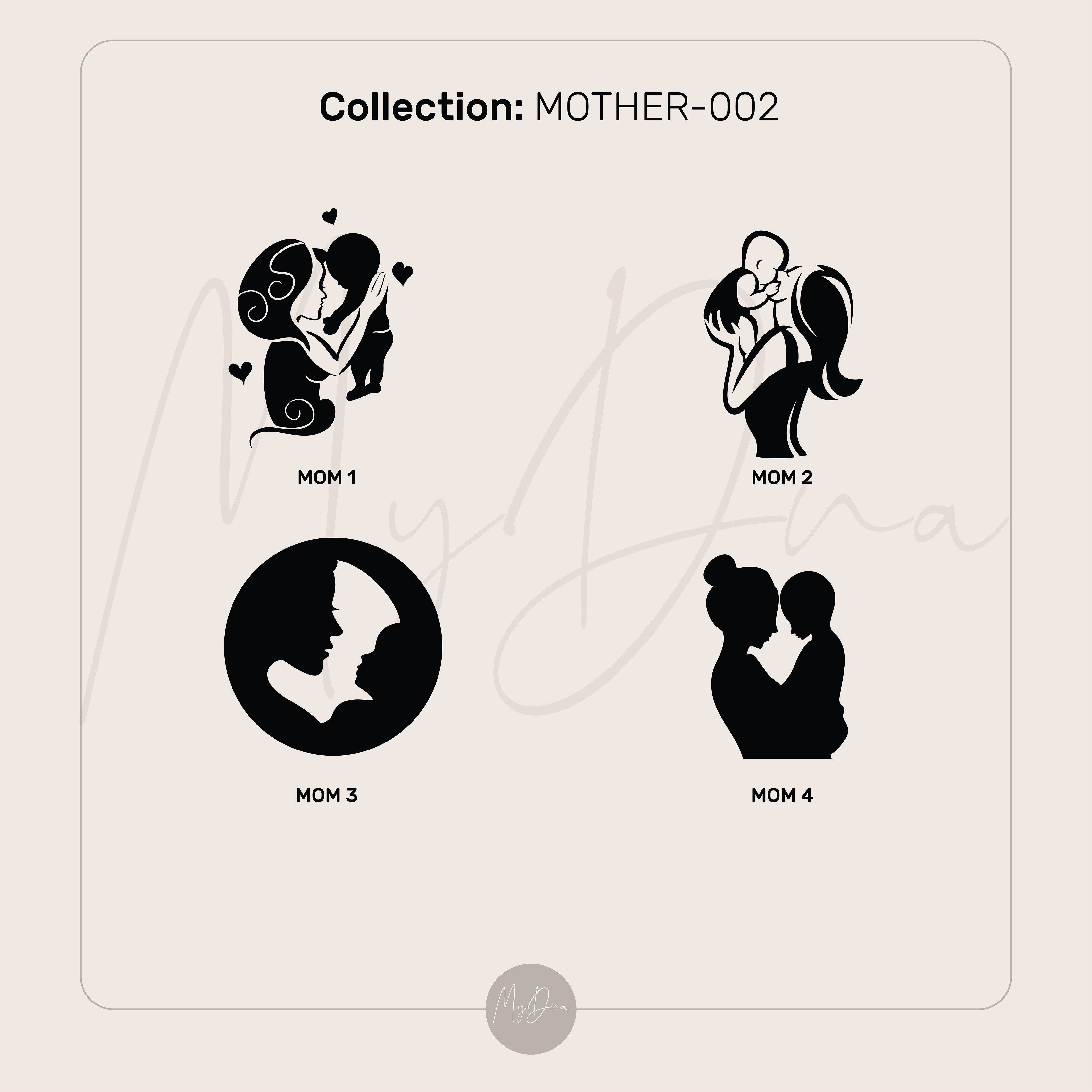 Mom And Baby Gold Ring