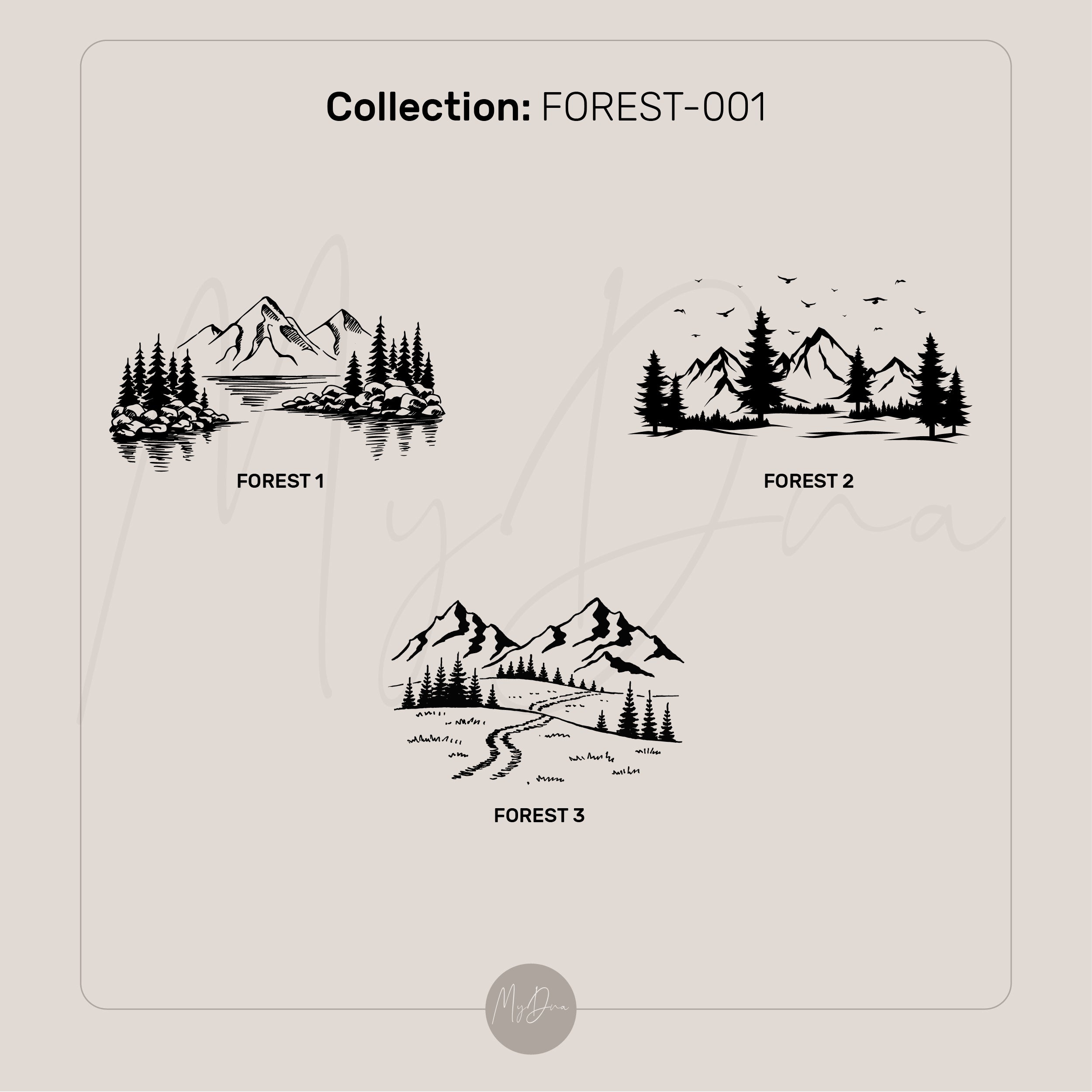 Custom Forest Bracelet