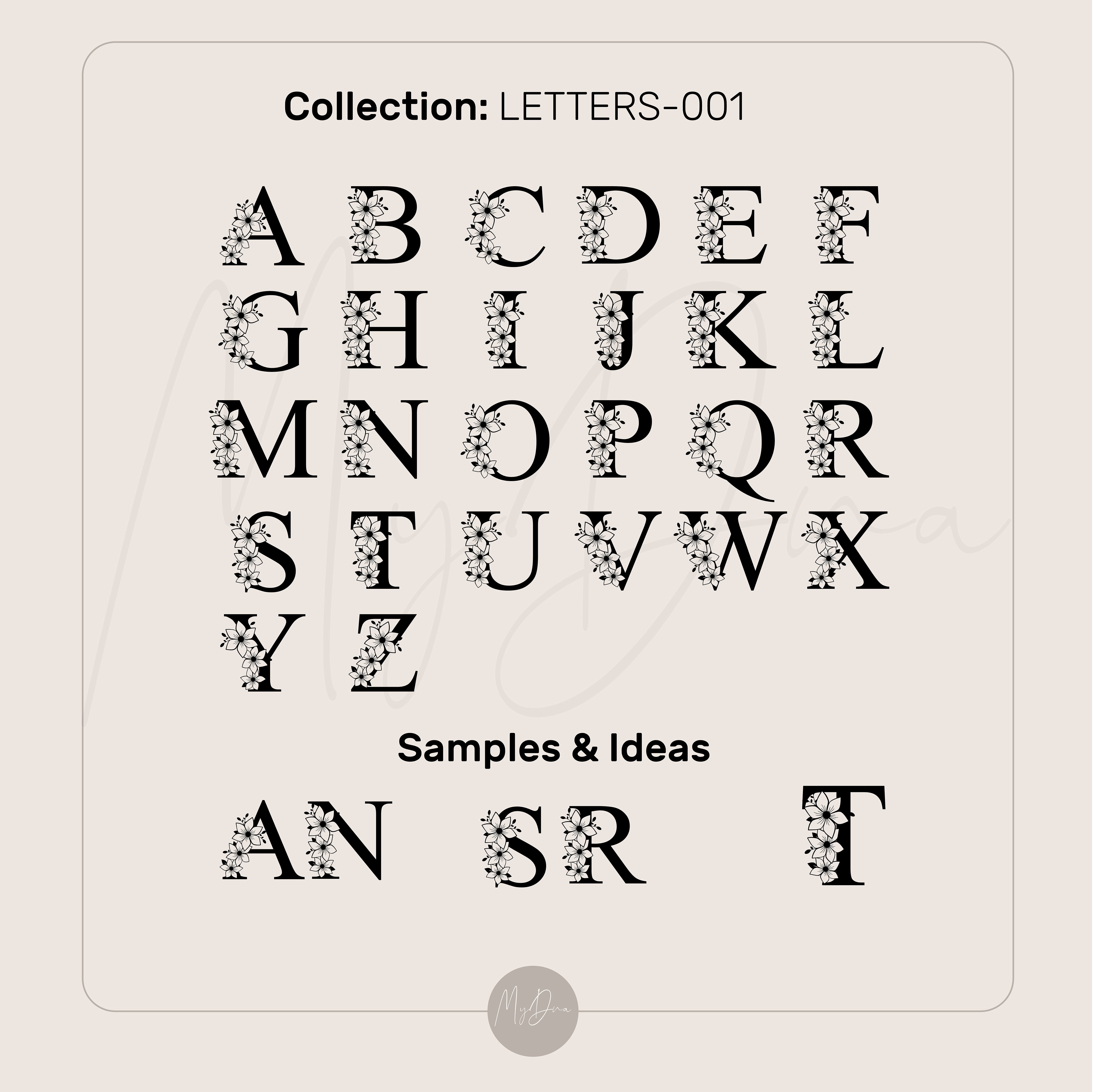 Heart Shaped Letter Gold Ring