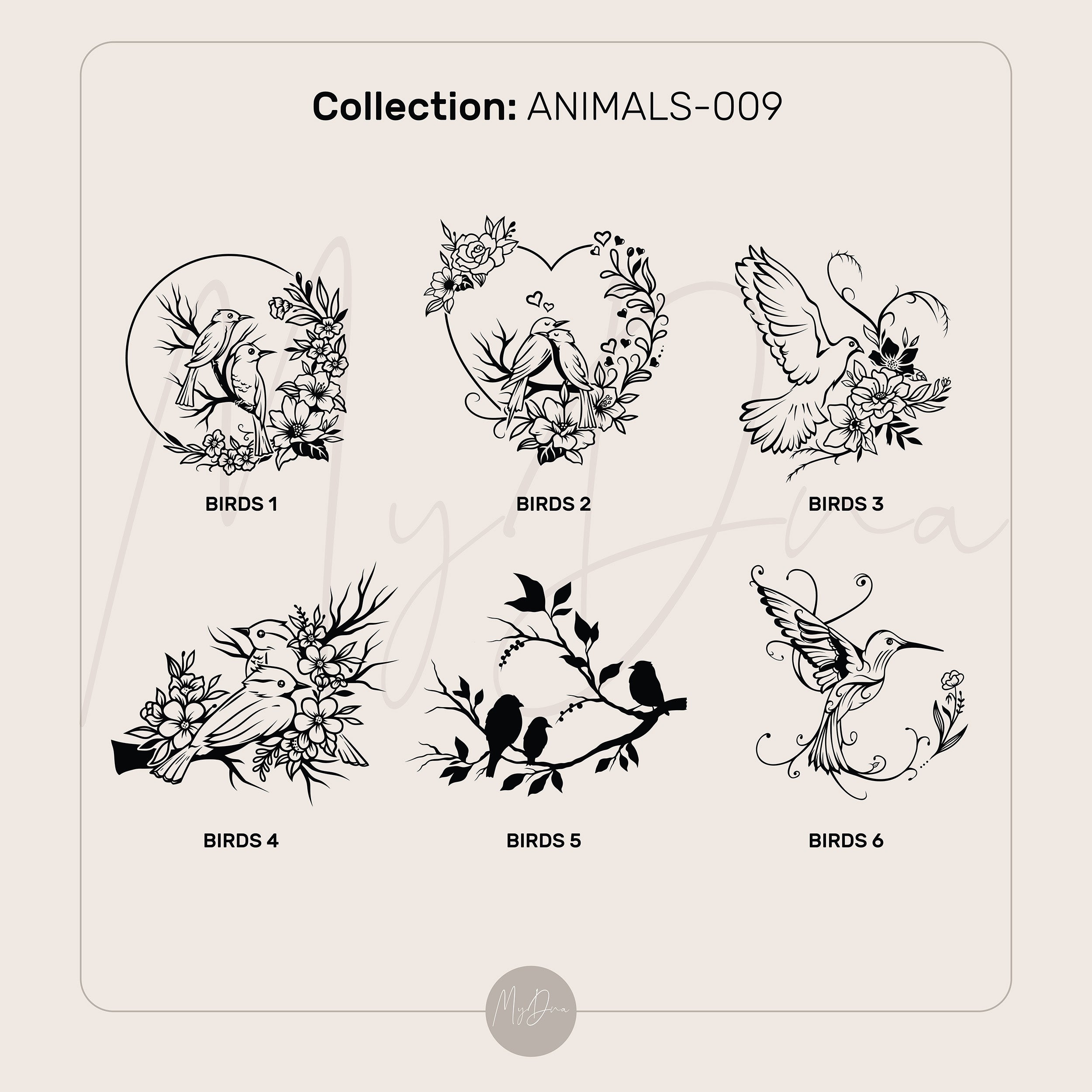 Romantic Birds Ring