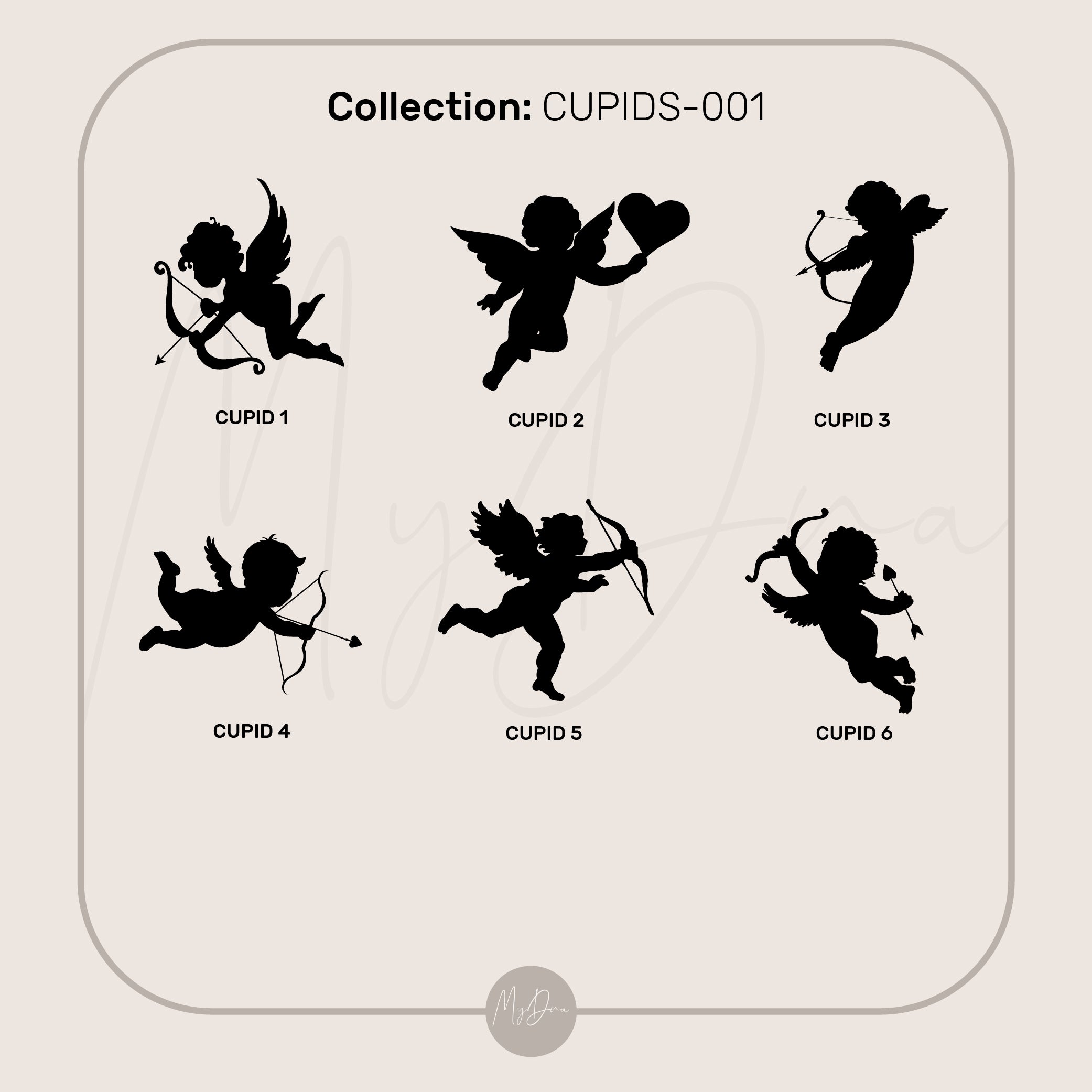 Engraved Cupid Ring