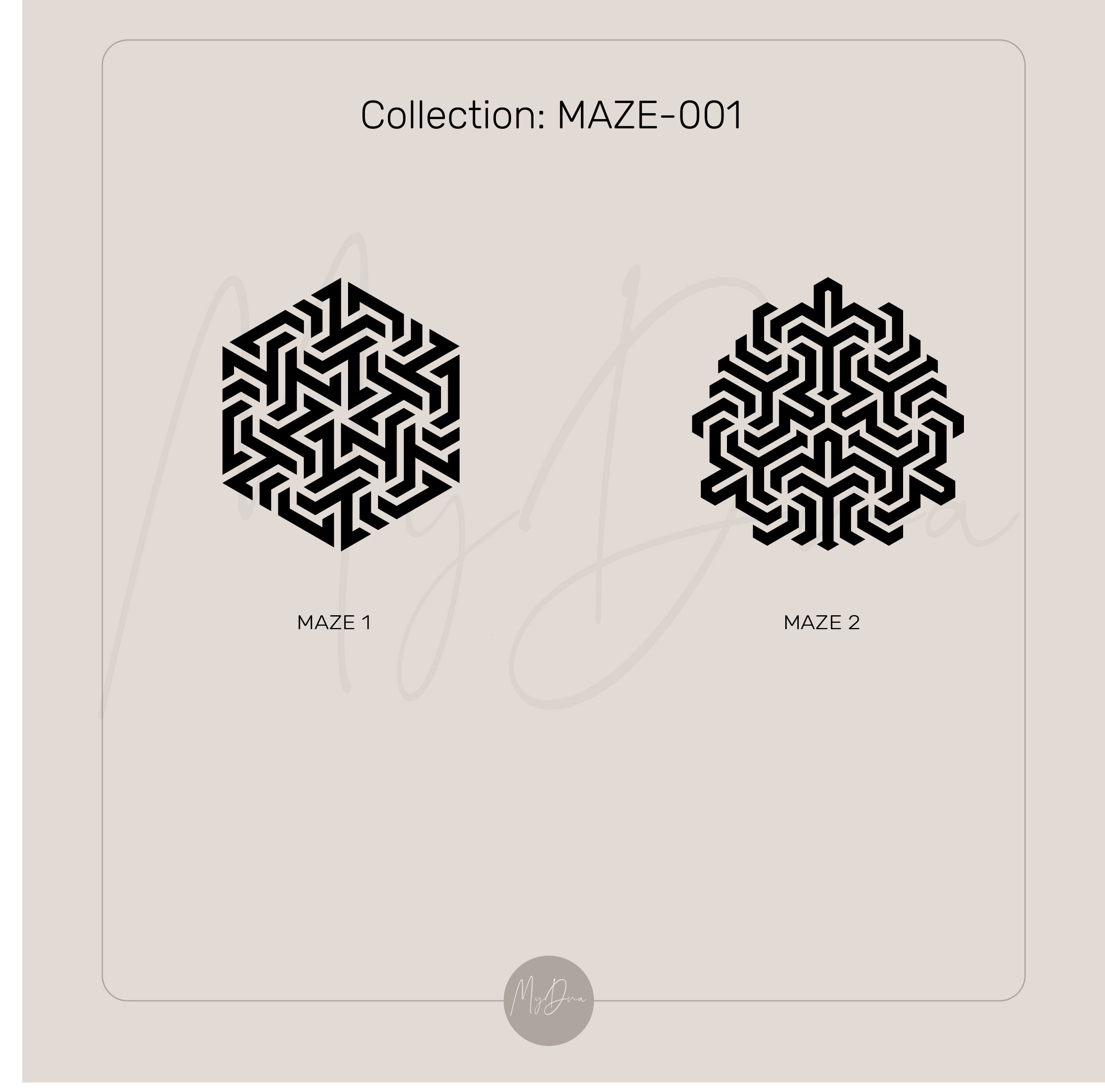 14k Gold Maze Bracelet