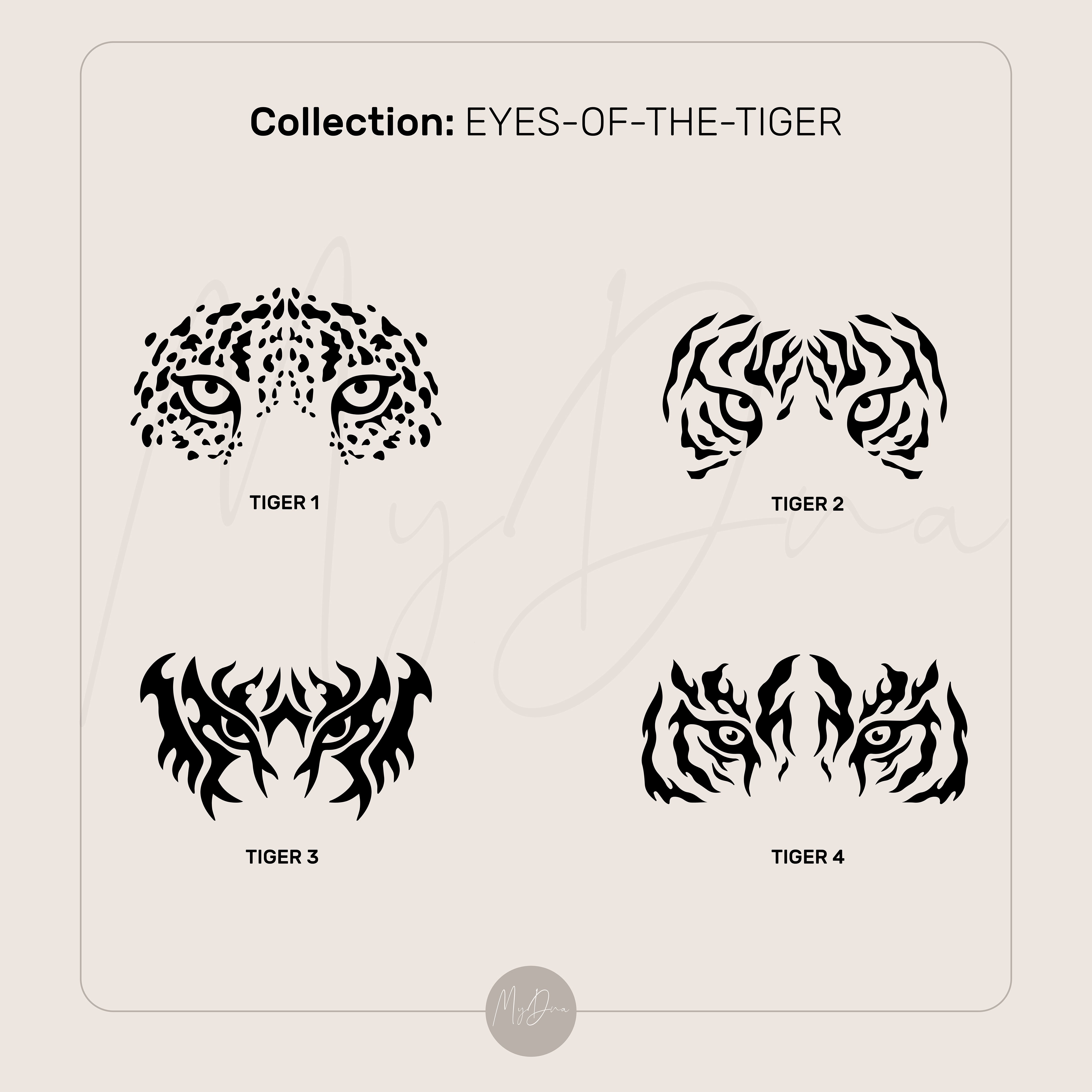 Eyes of the Tiger Gold Signet Ring