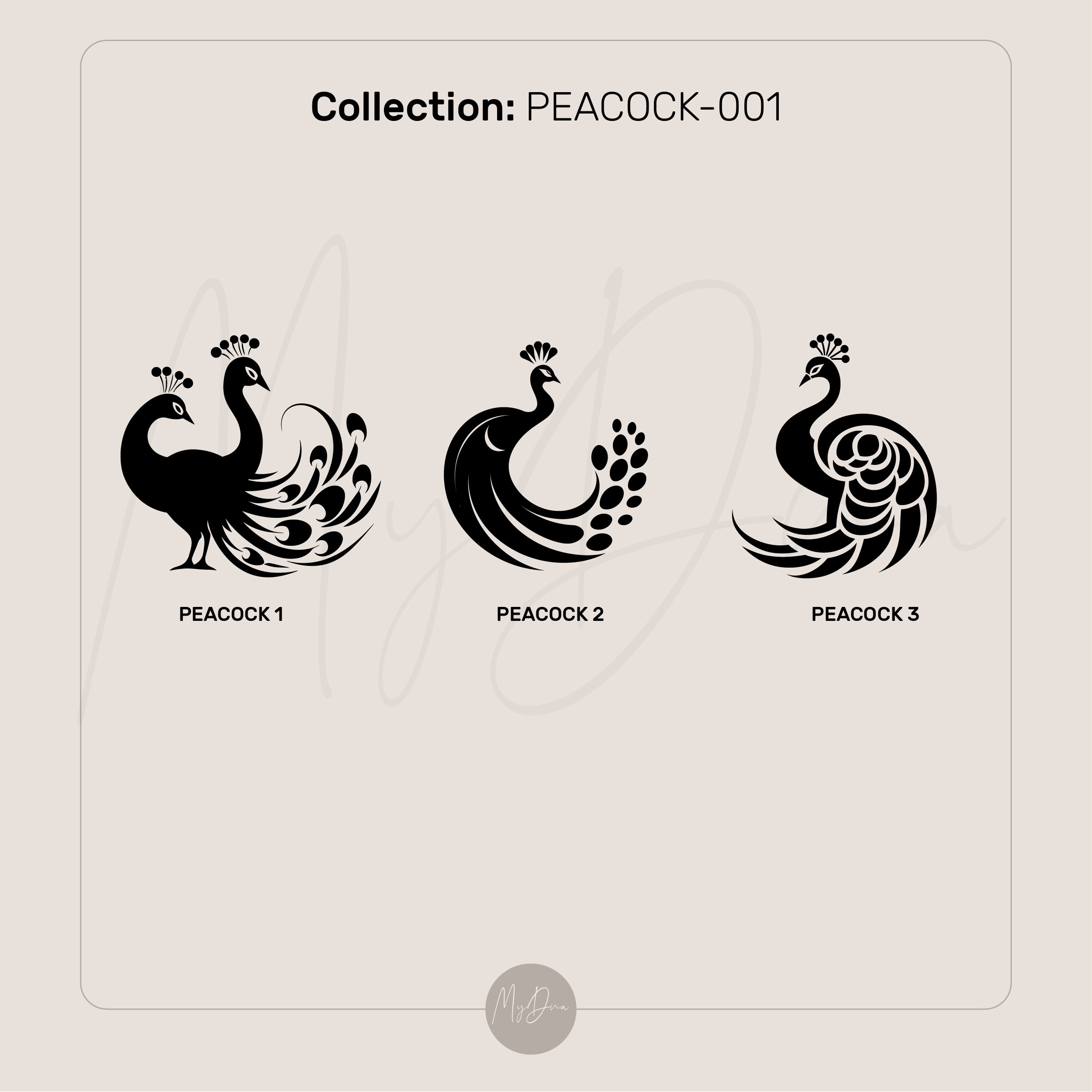 Exotic Peacock Signet Ring
