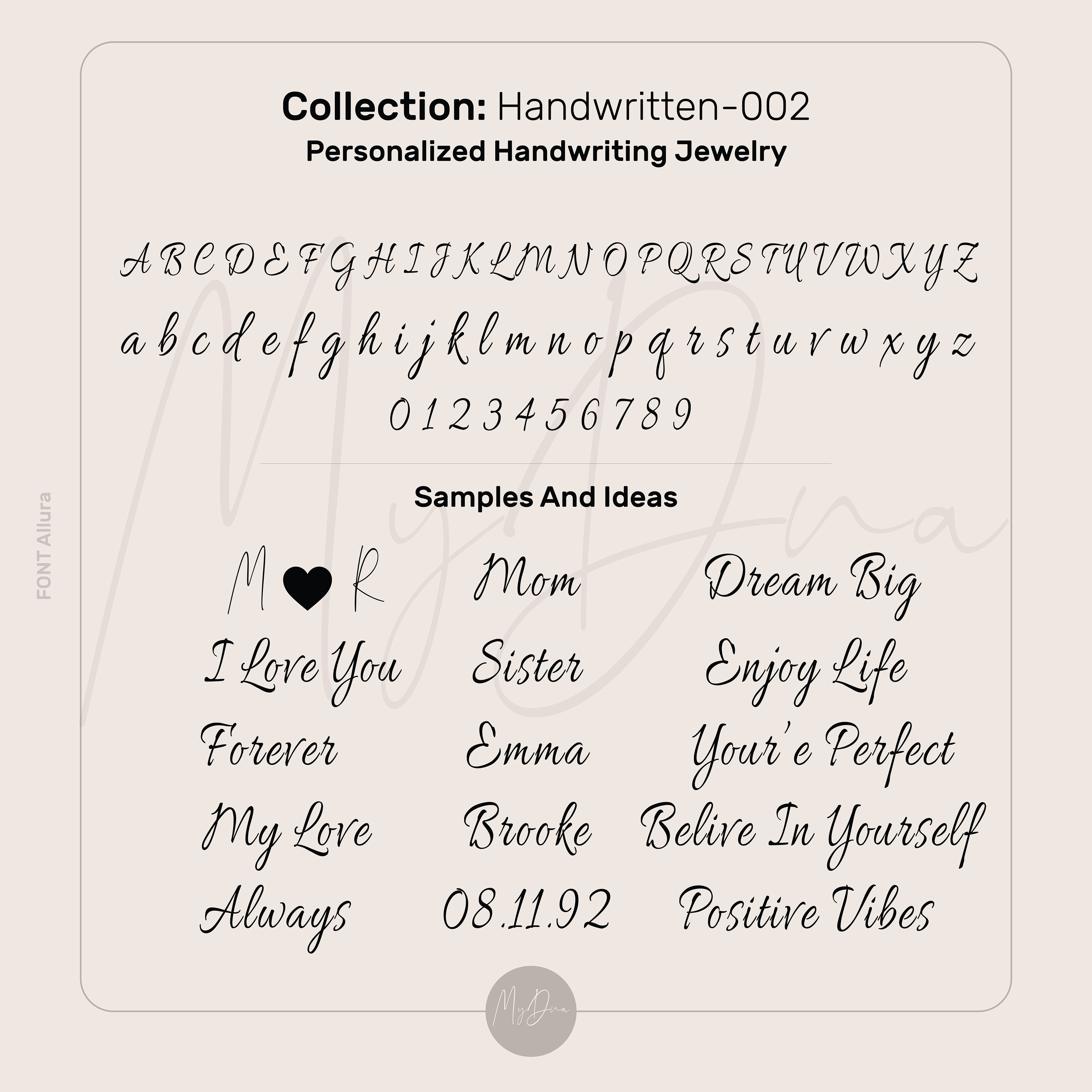 Personalized Lucky Number Ring