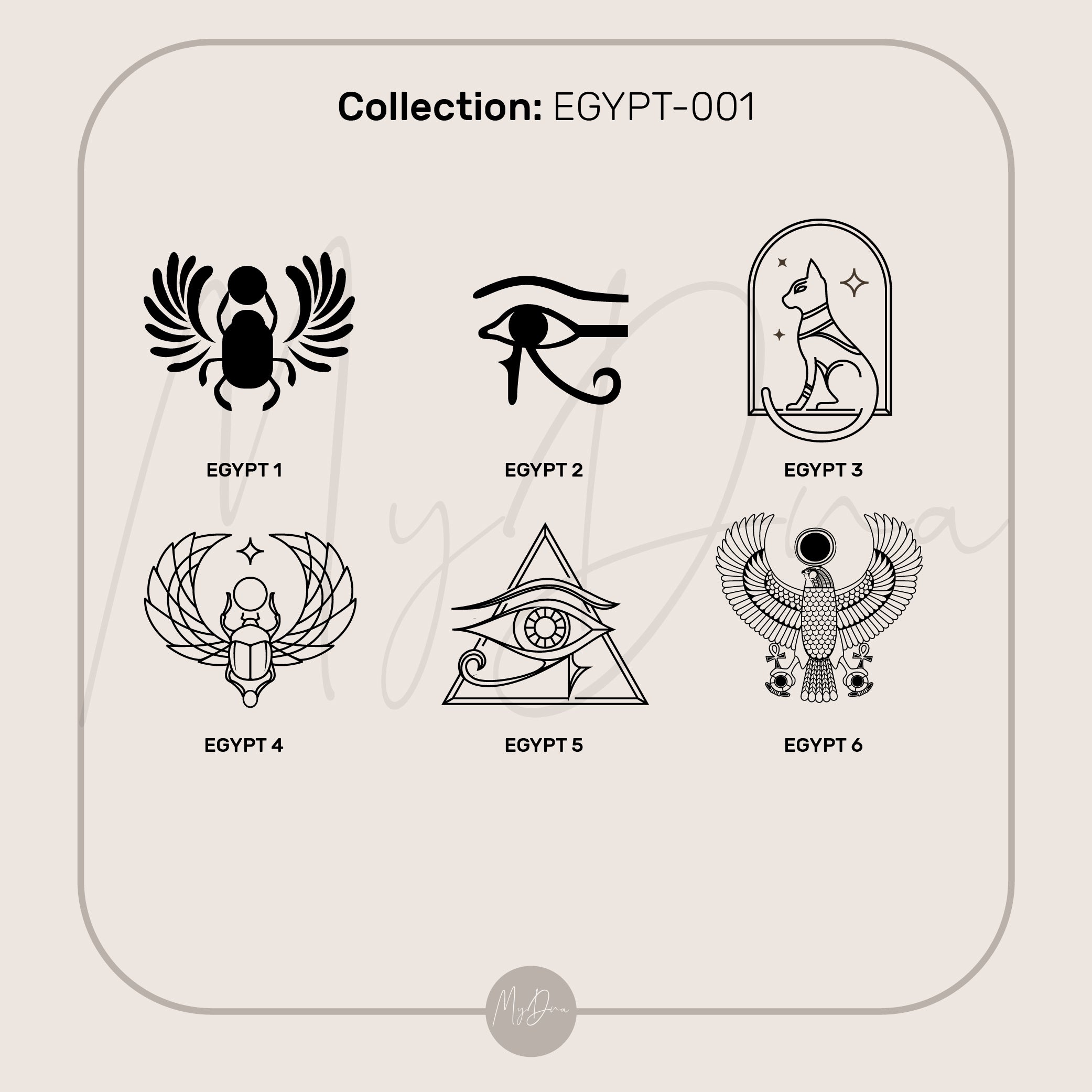 Eye of Horus Engraved Ring