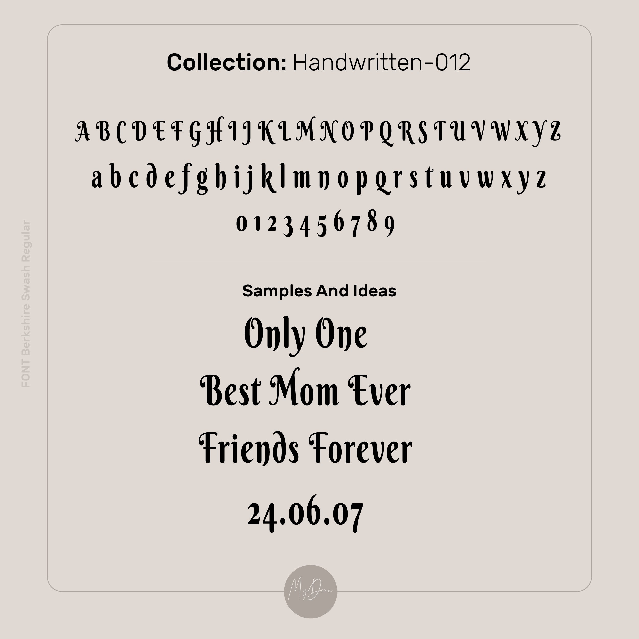 24k Gold Name Initial Ring