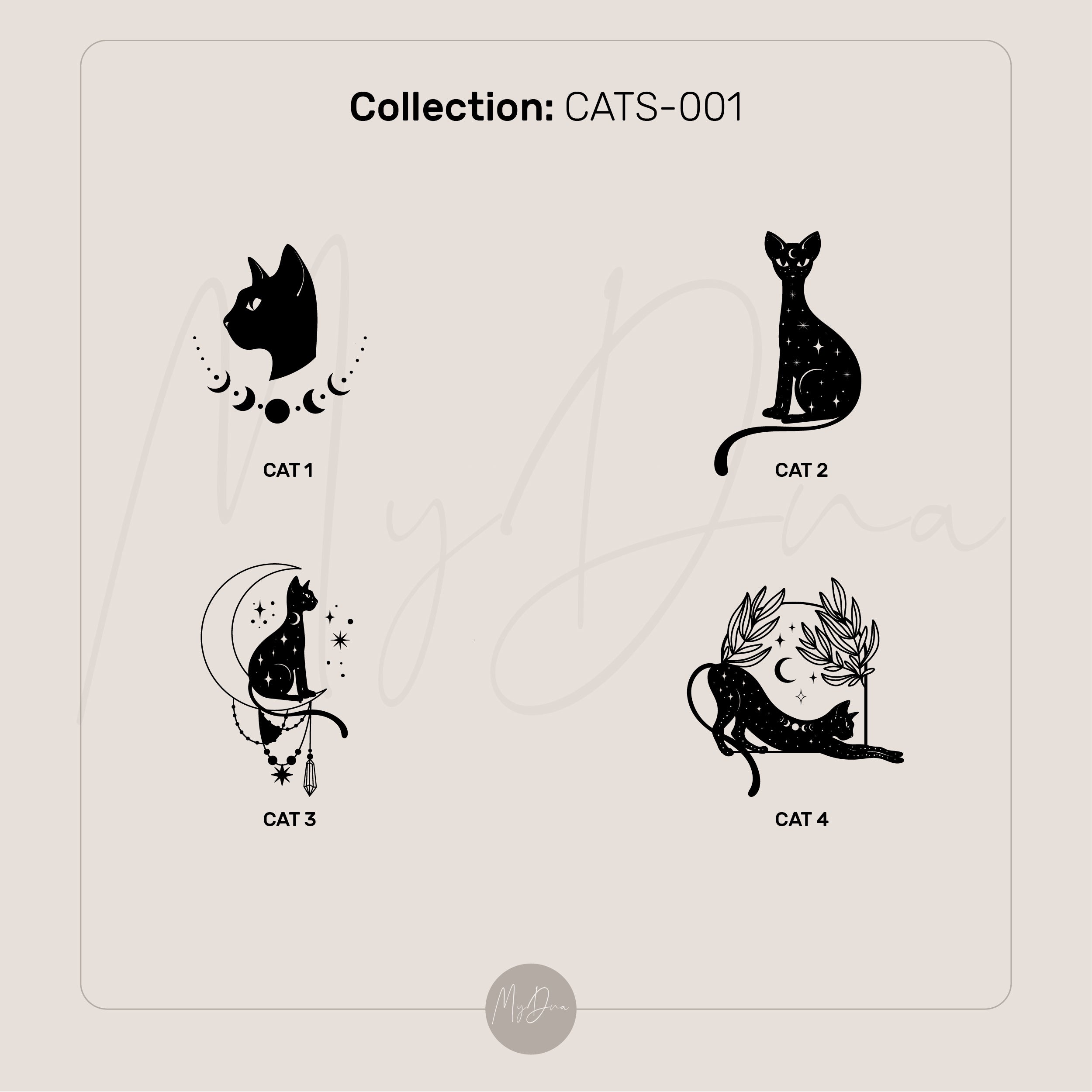 Engraved Sphynx Cat Ring