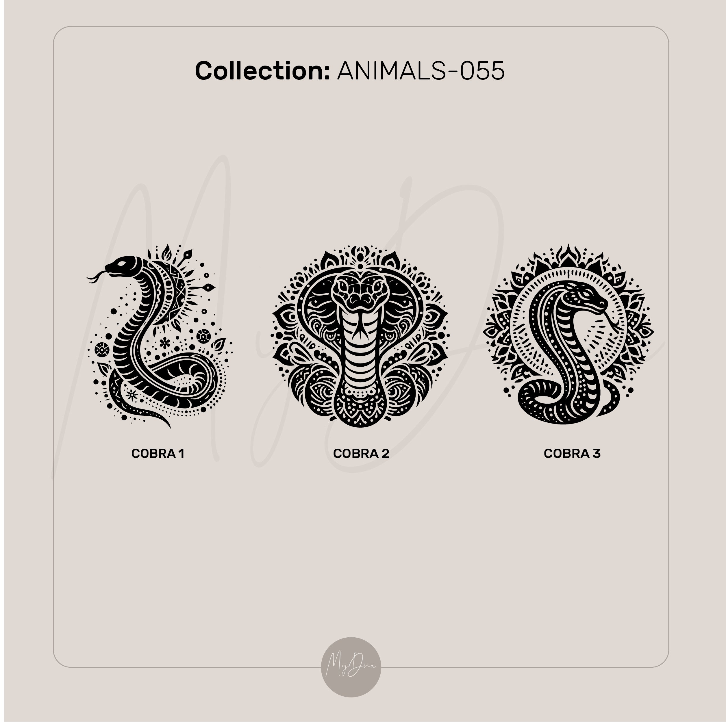 Mandala Cobra Signet Ring