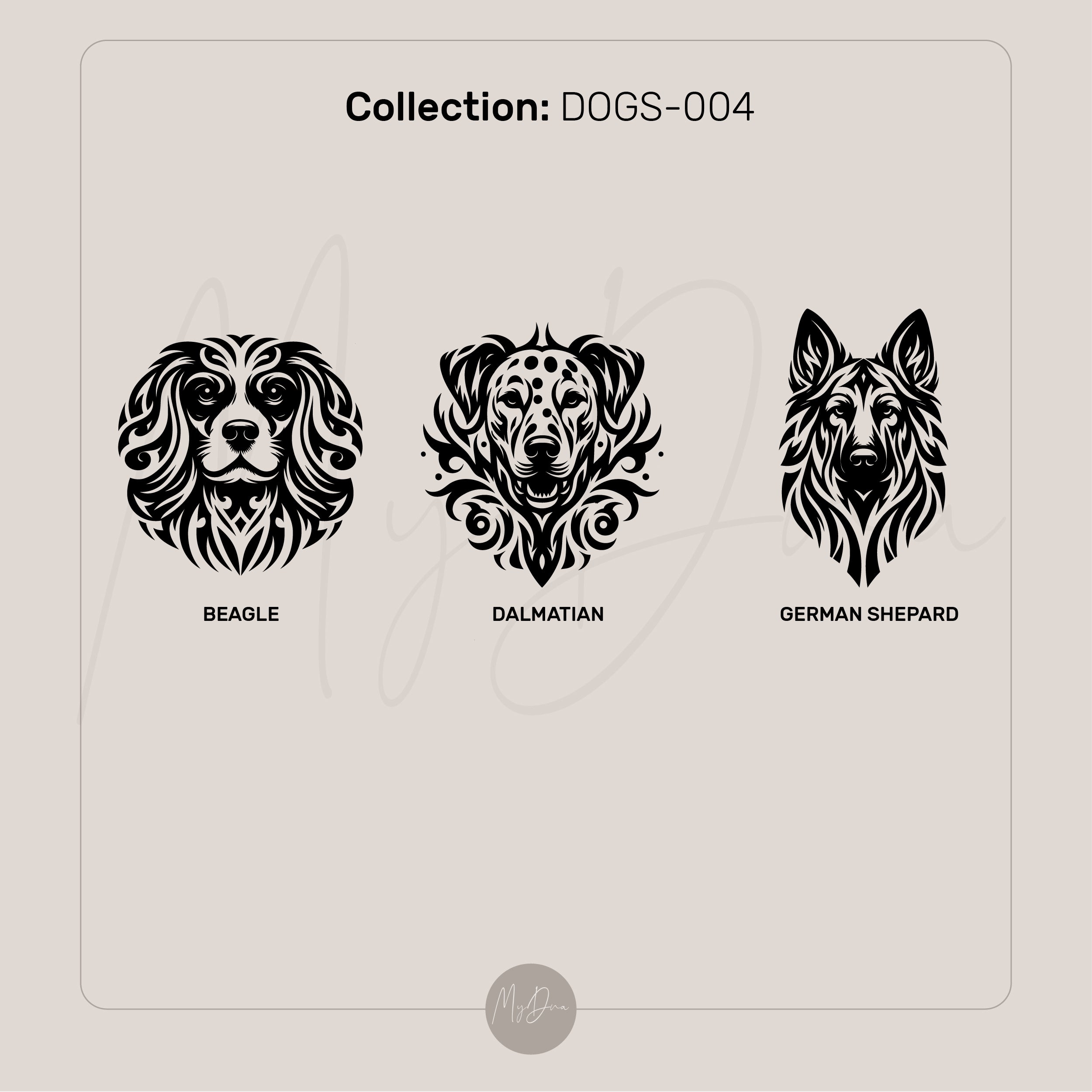 German Shepard Signet Ring