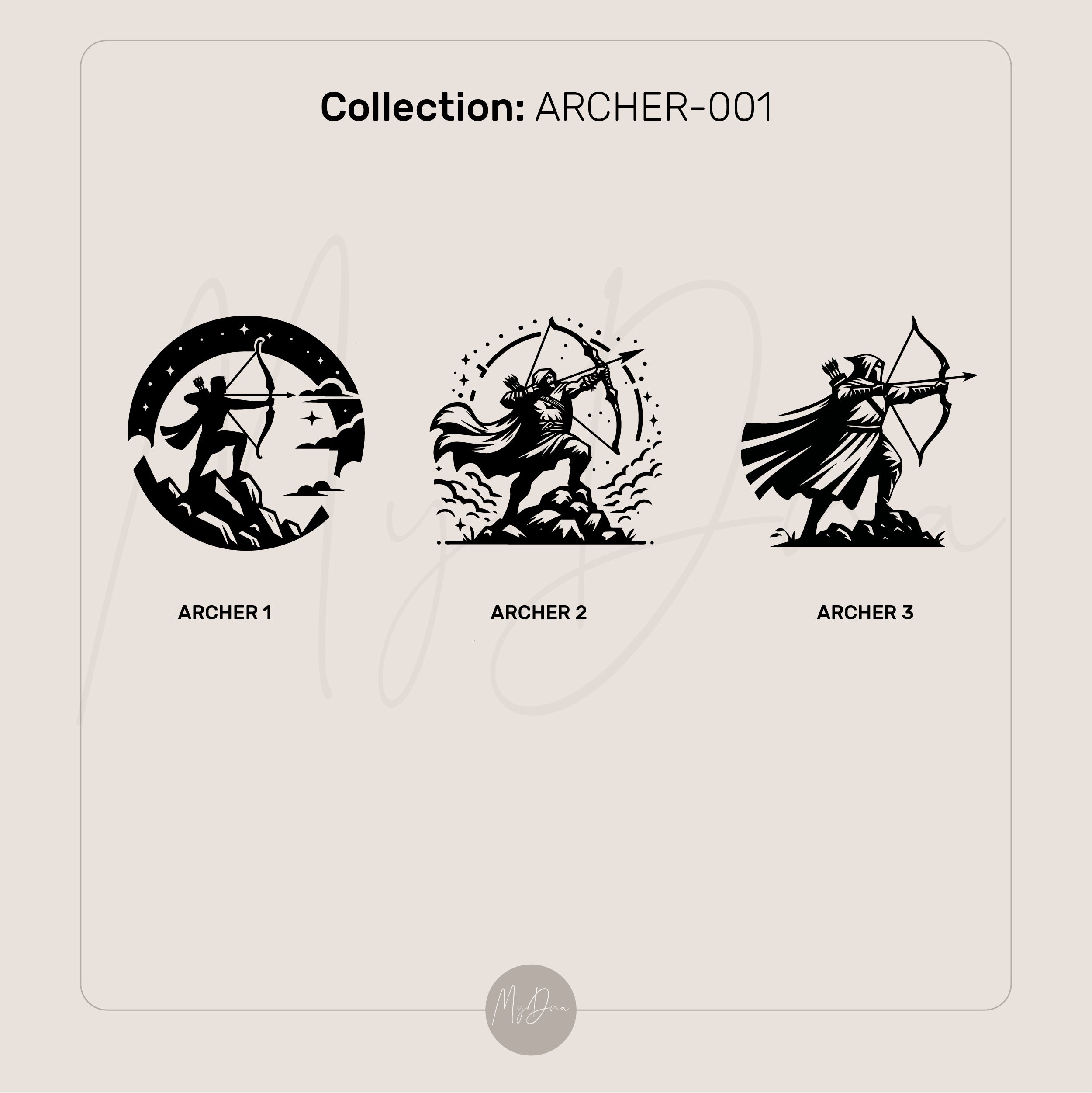 Fantasy Archer Signet Ring