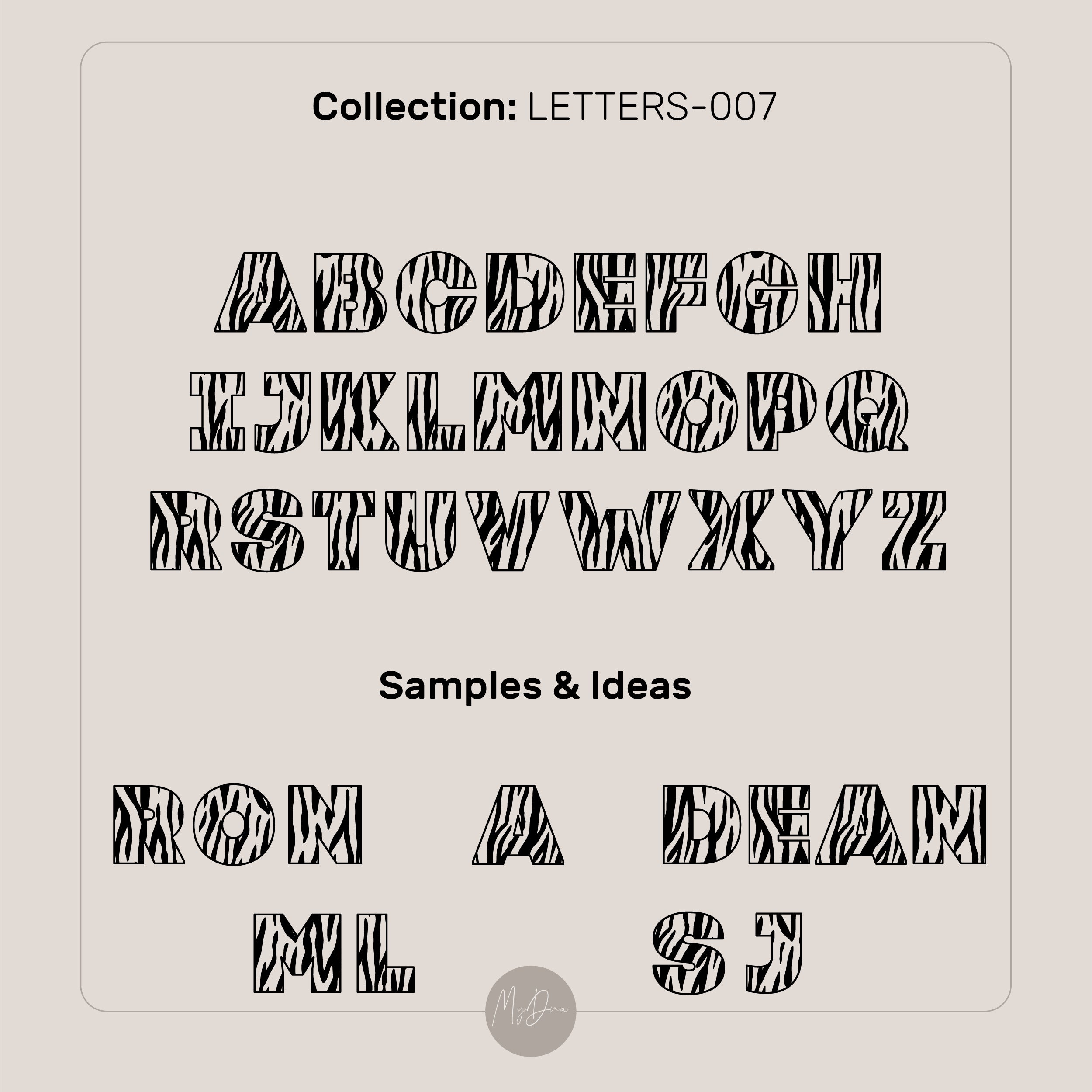 Custom Pattern Letter Signet Ring