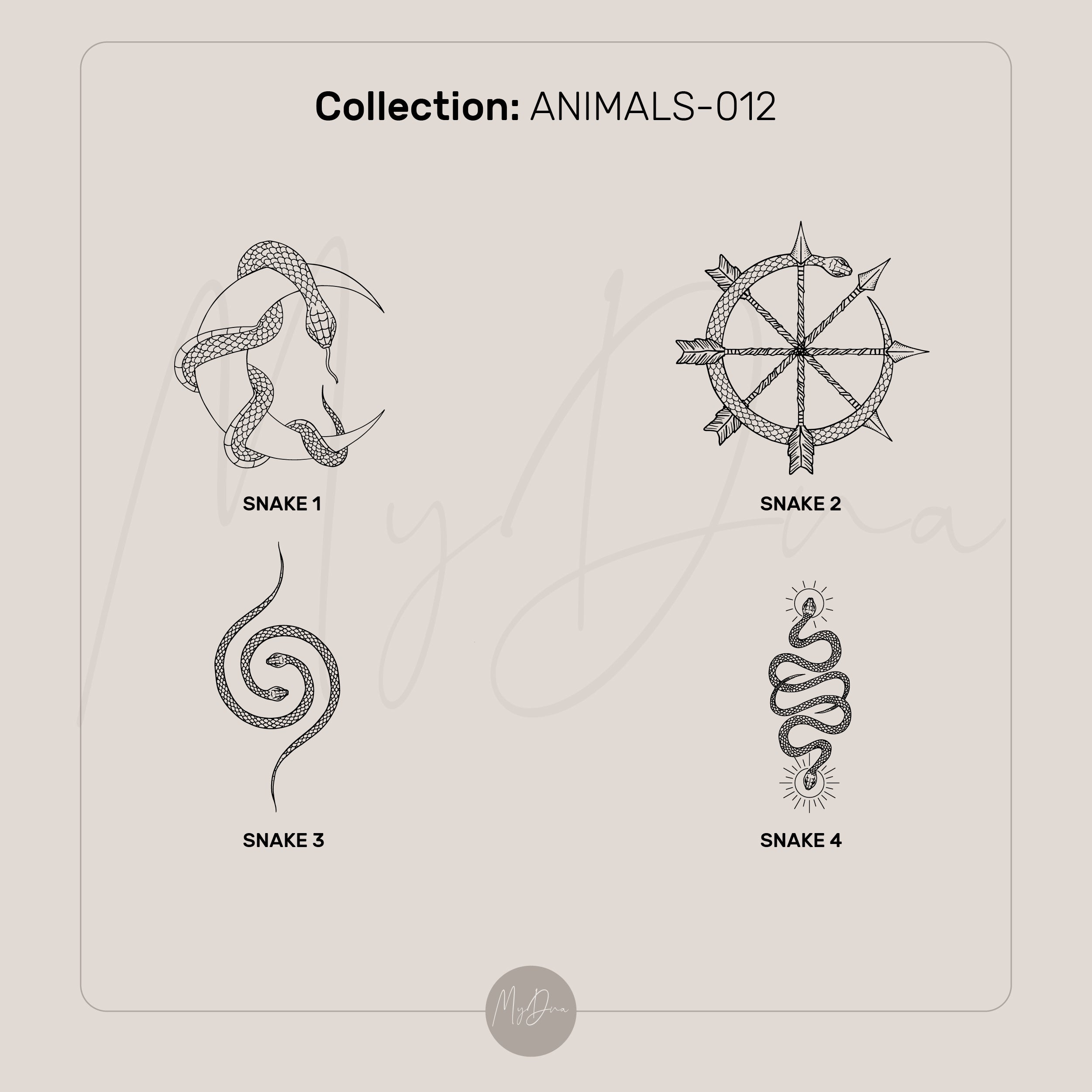 14k Gold Snake Pendant Necklace