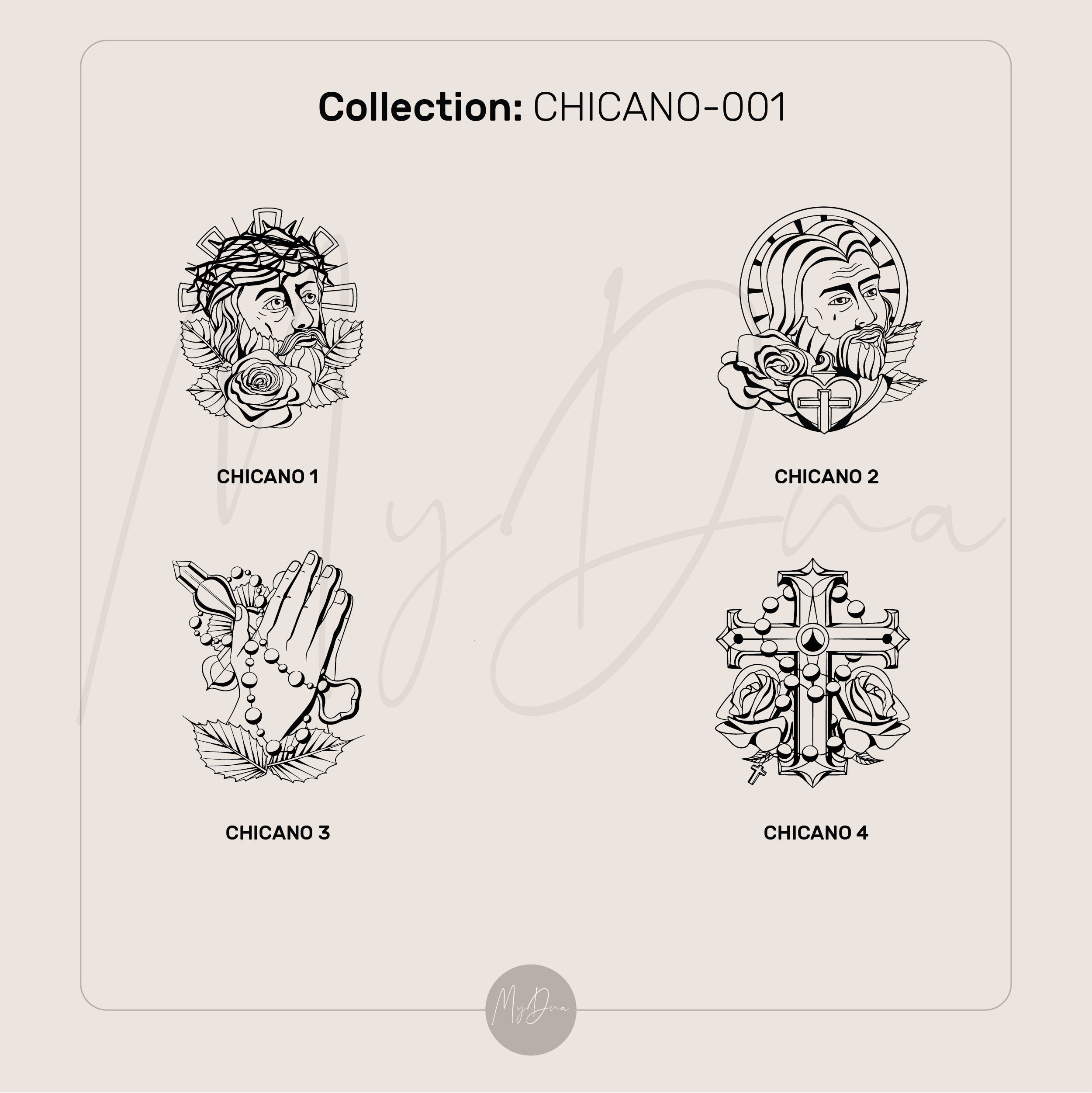 Chicano Cross Signet Ring