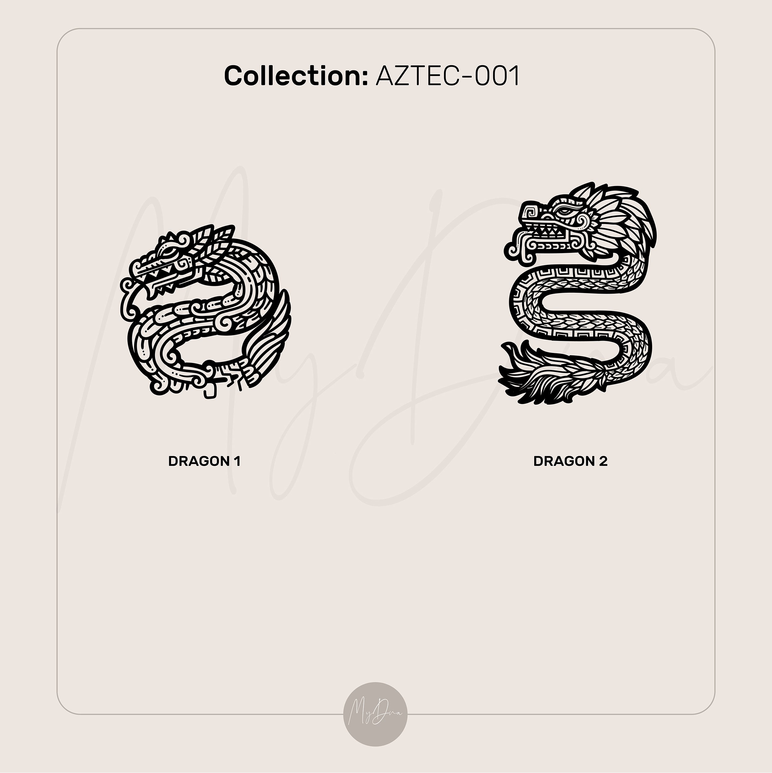 Quetzalcoatl Gold Signet Ring