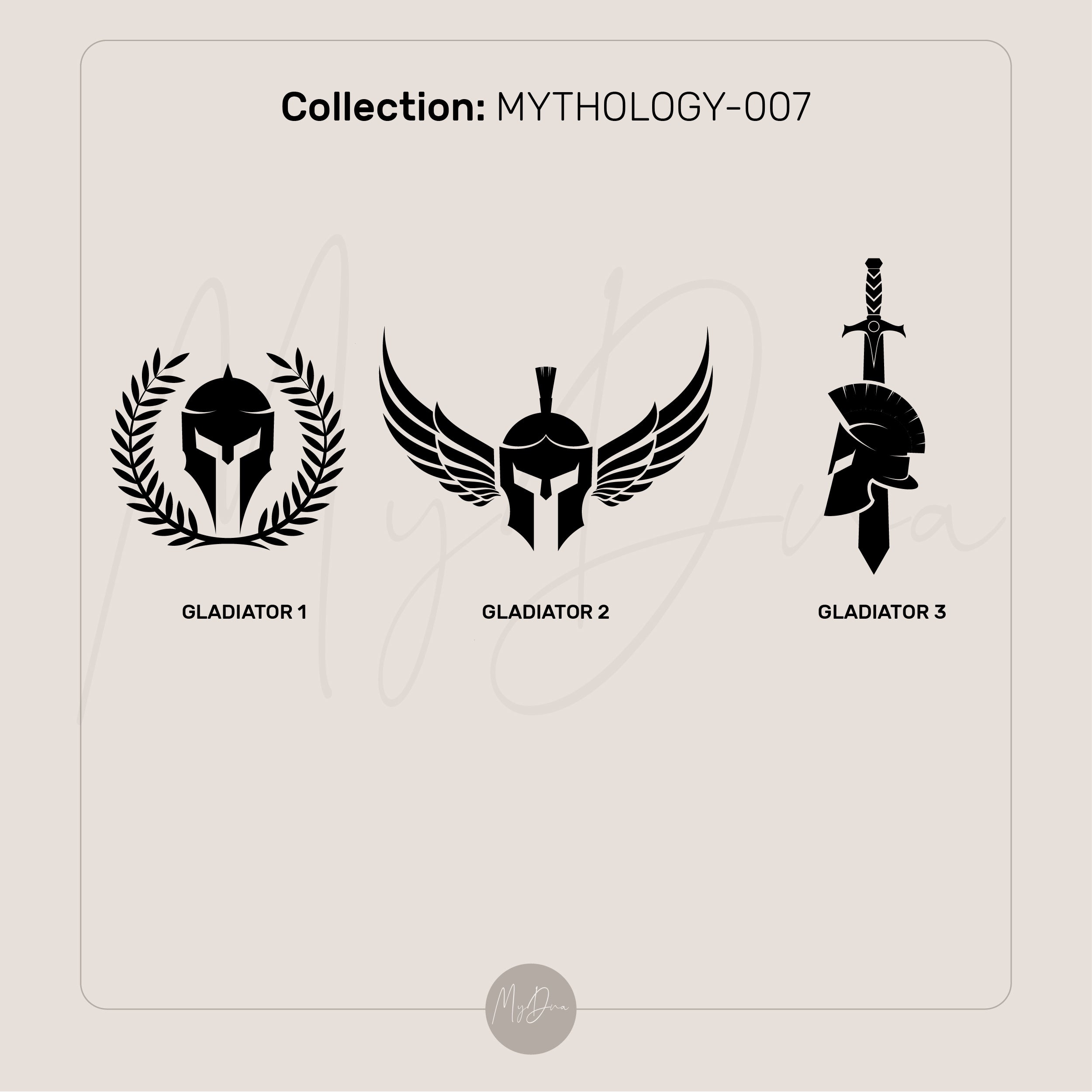 14k Gold Gladiator Signet Ring